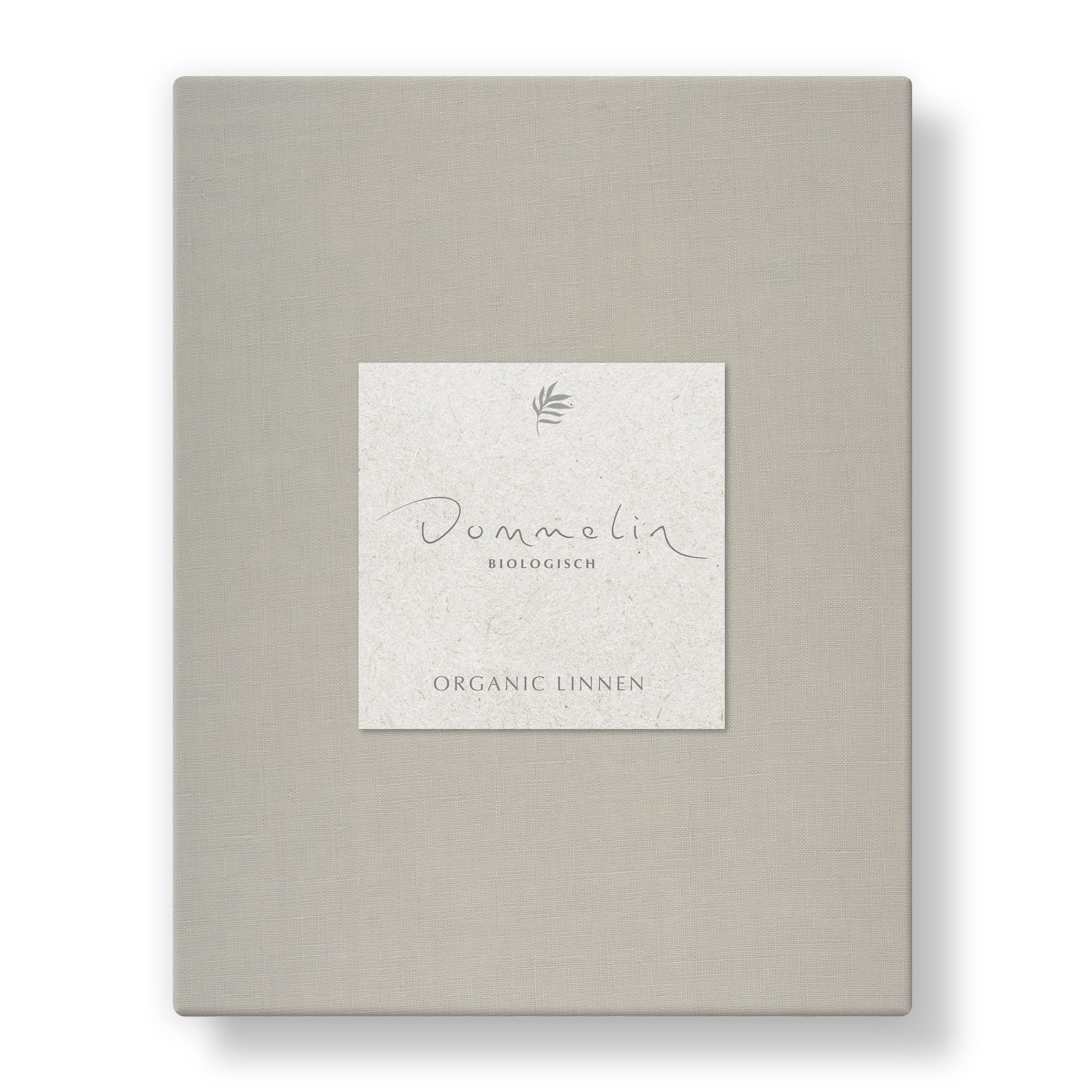 Dommelin Dubbel Split Topper Hoeslaken Organic Linnen Platinum    