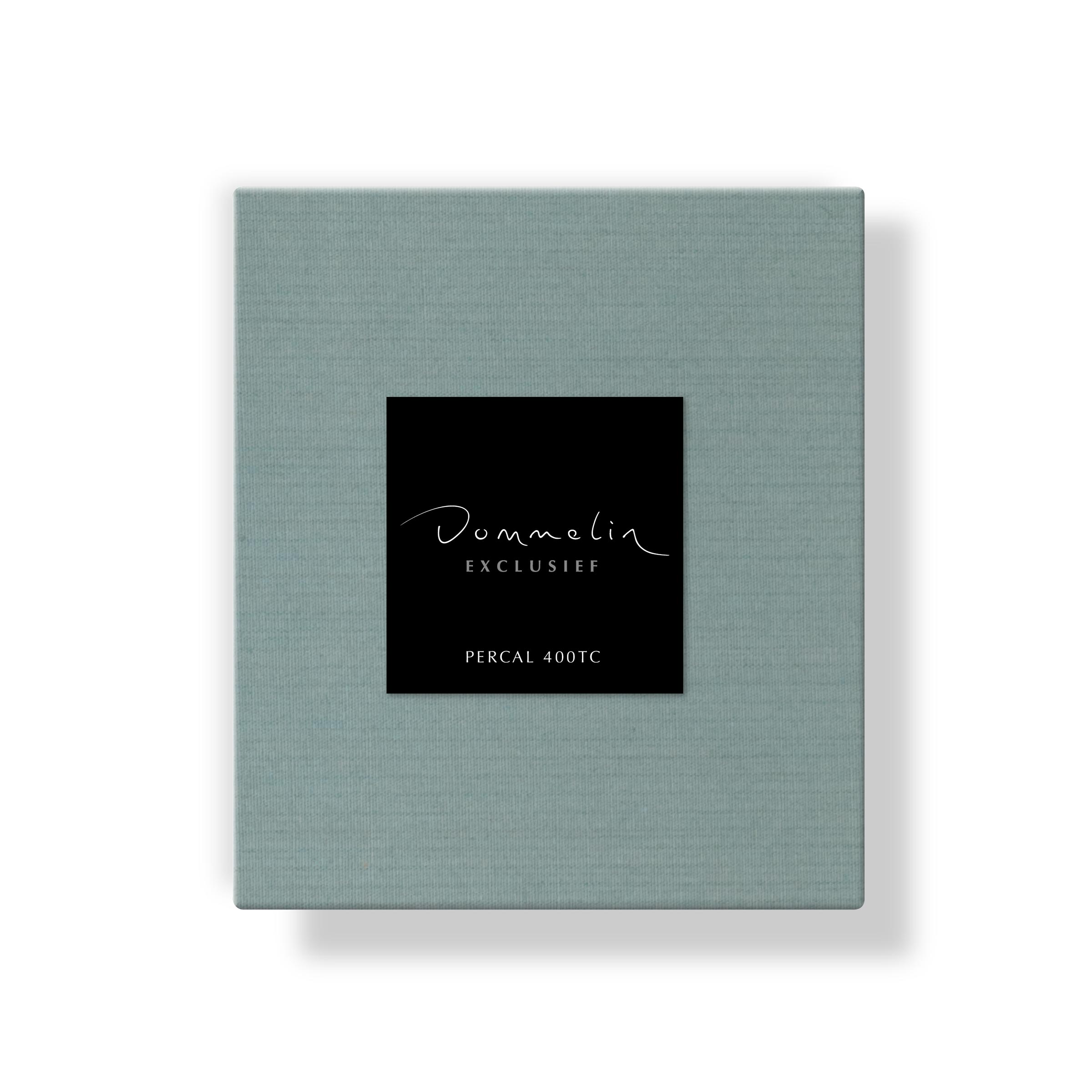 Dommelin Kussensloop Volant Percal 400TC Jade 60 x 70 cm
