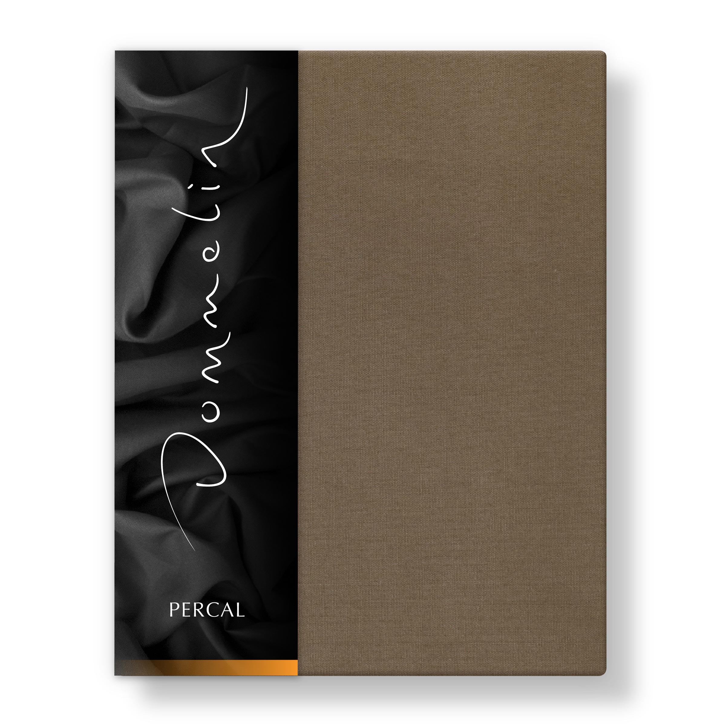 Dommelin Split Topper Hoeslaken Percal 200TC Cappuccino