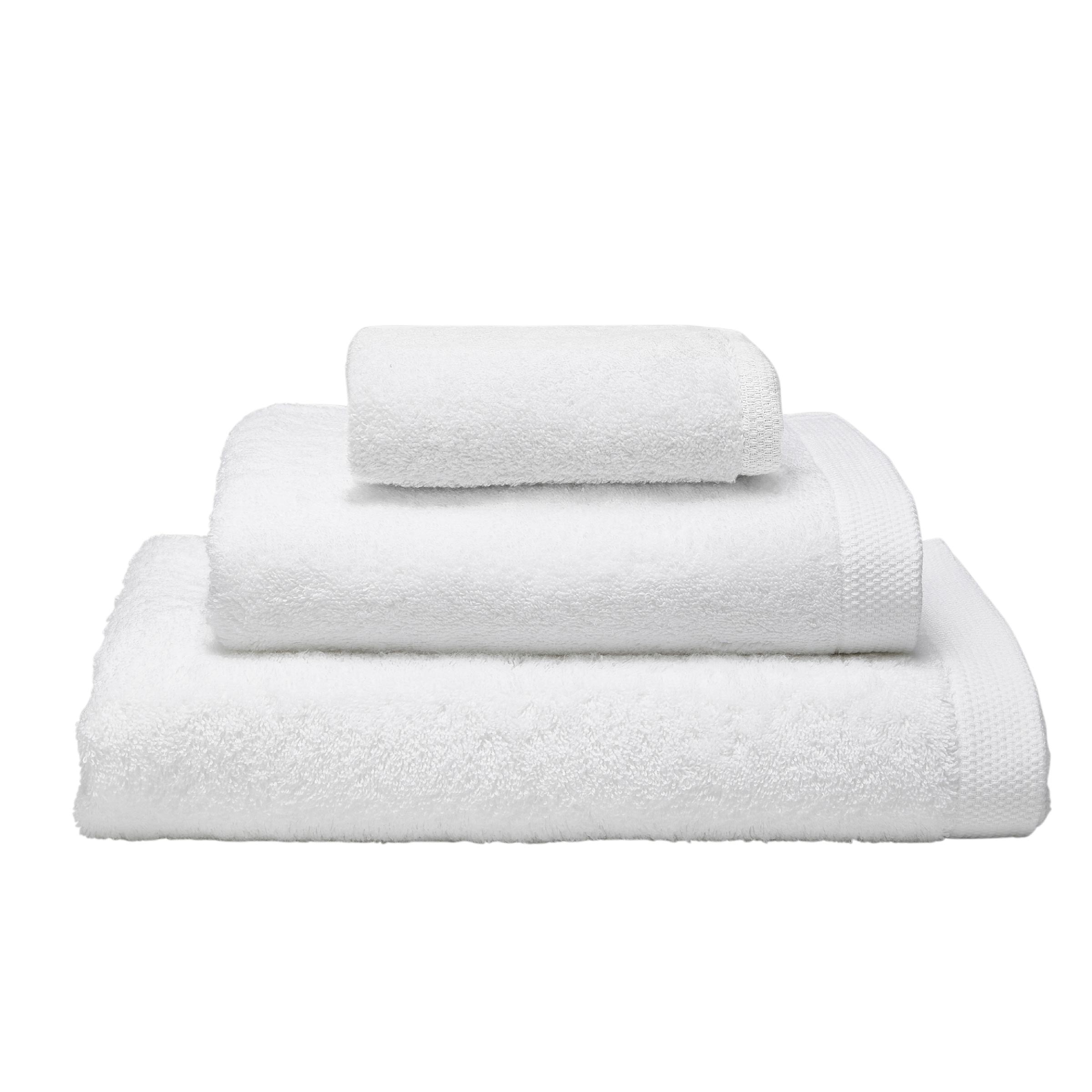 Alexandre Turpault Gezichtsdoekje Essentiel Organic Katoen 650 gr/m2 Wit 30 x 30 cm