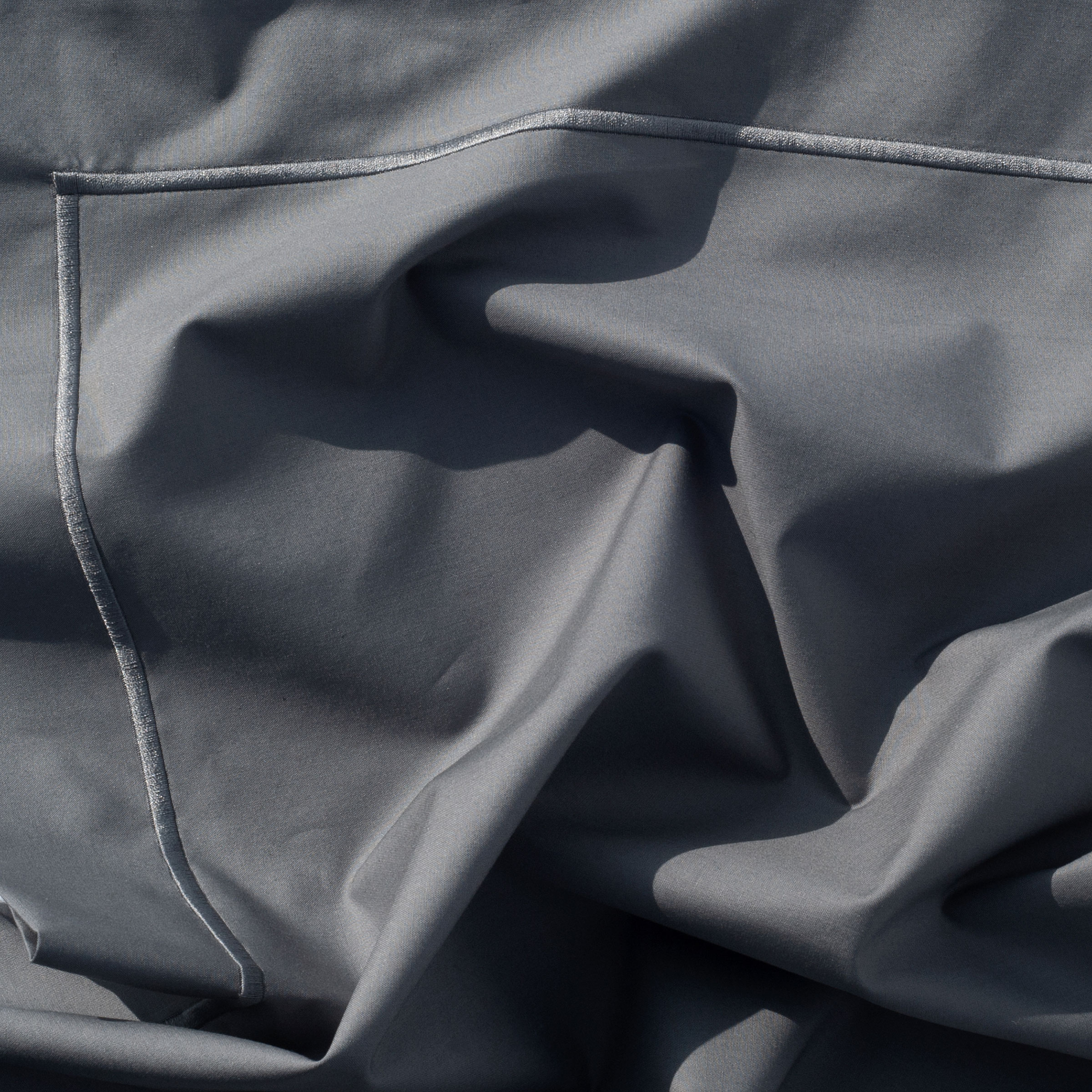 Dommelin Dekbedovertrekset Cortina Percal 200TC Olifantgrijs - Olifantgrijs