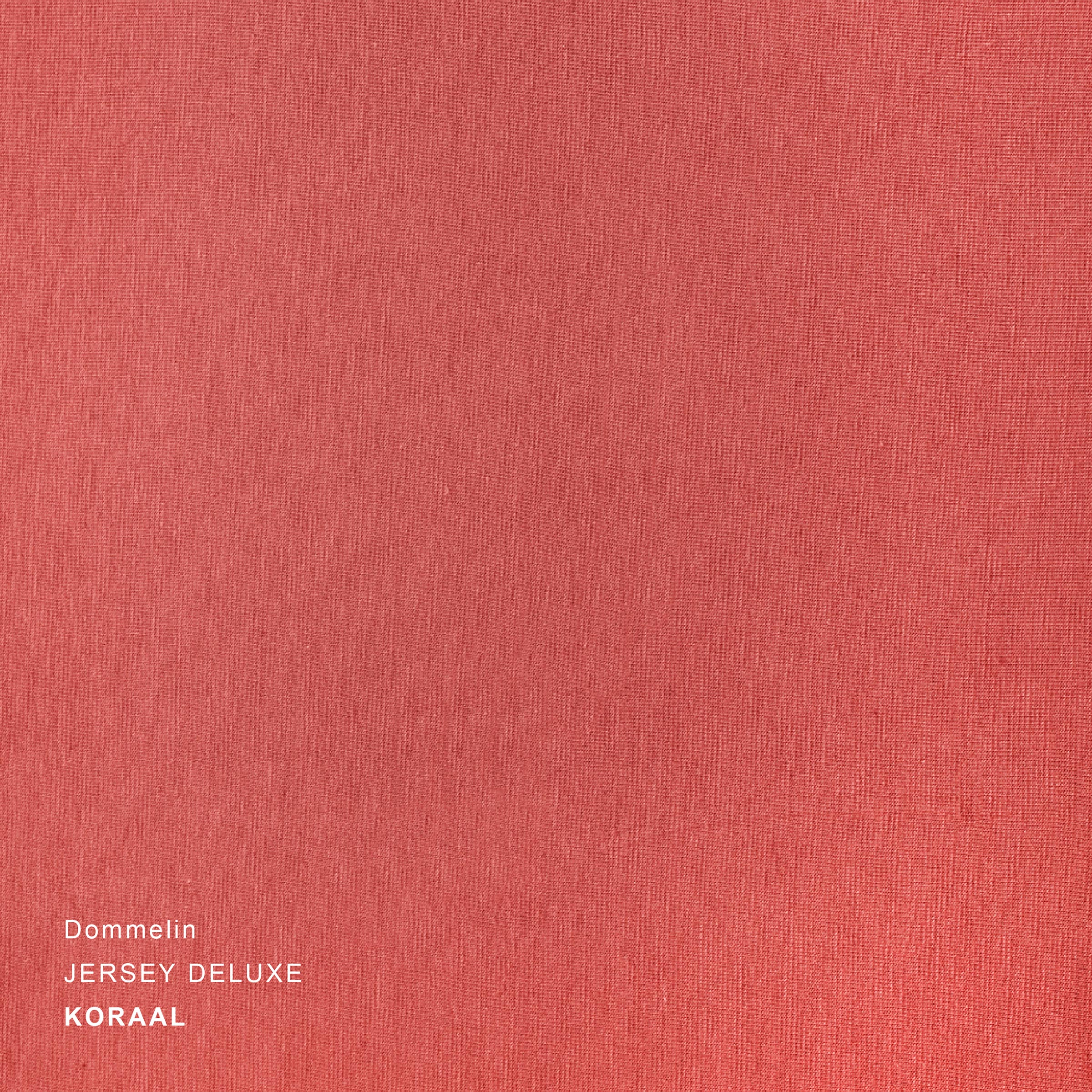 Dommelin Split Hoeslaken Jersey Deluxe Koraal  