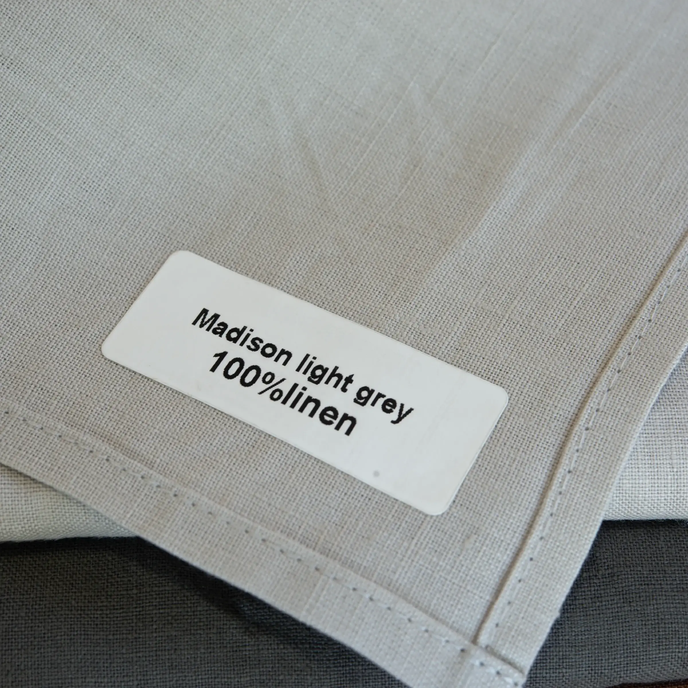 Libeco Kussensloop Madison Washed Linnen 175 gr/m2 Light Grey