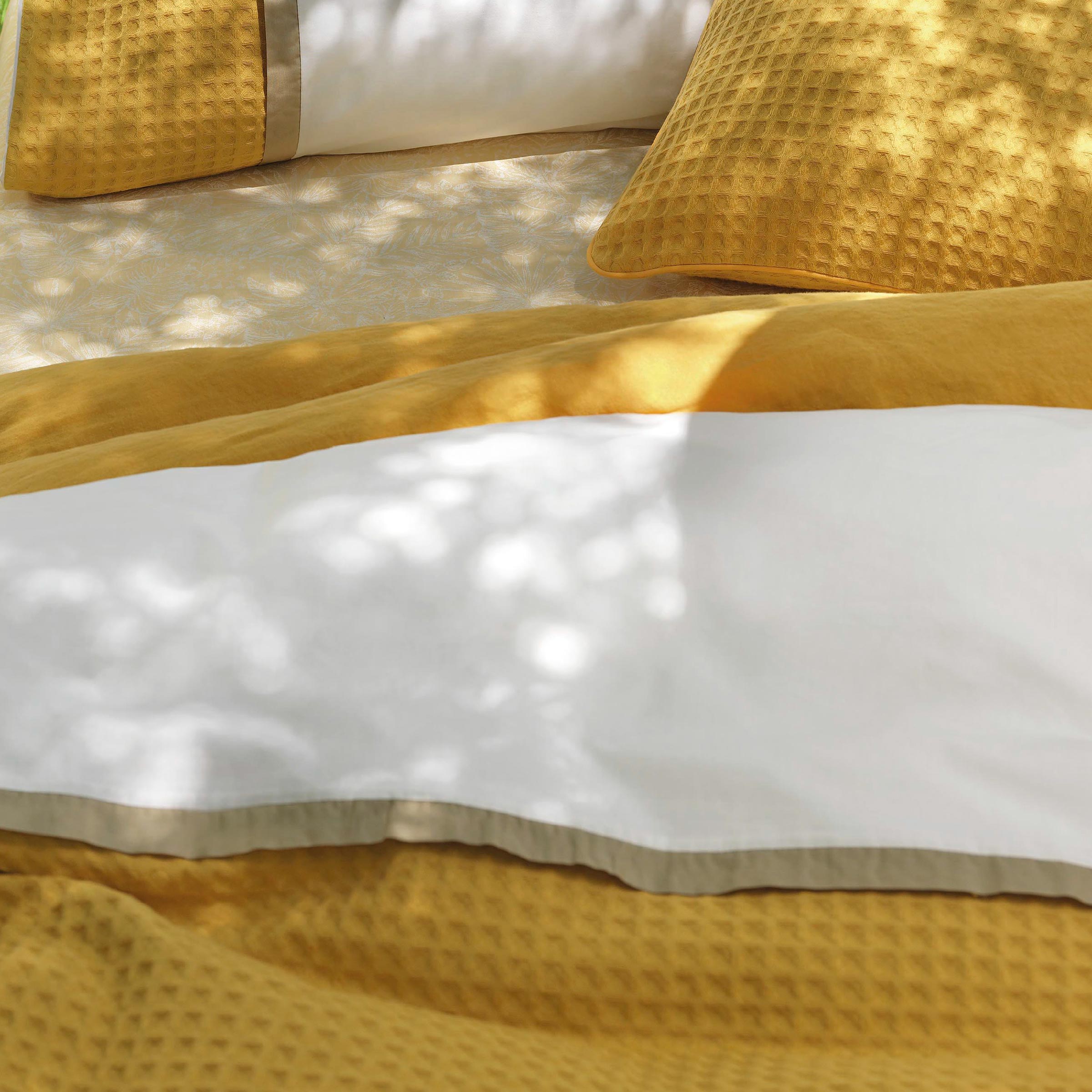 Dommelin Dekbedovertrekset Bari Percal 200TC Ecru - Ambergeel