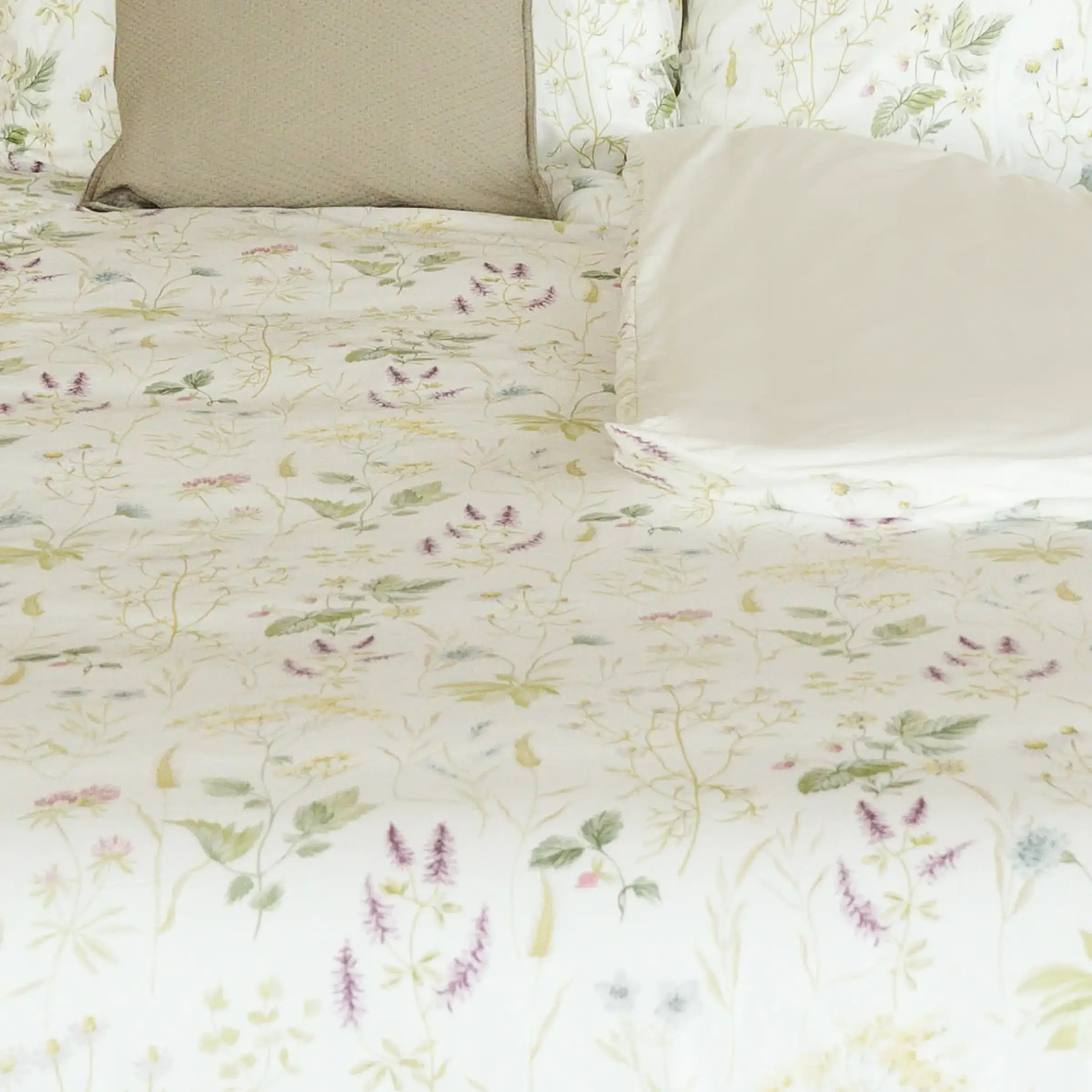 Dommelin Dekbedovertrekset Nature Percal 200TC Groen