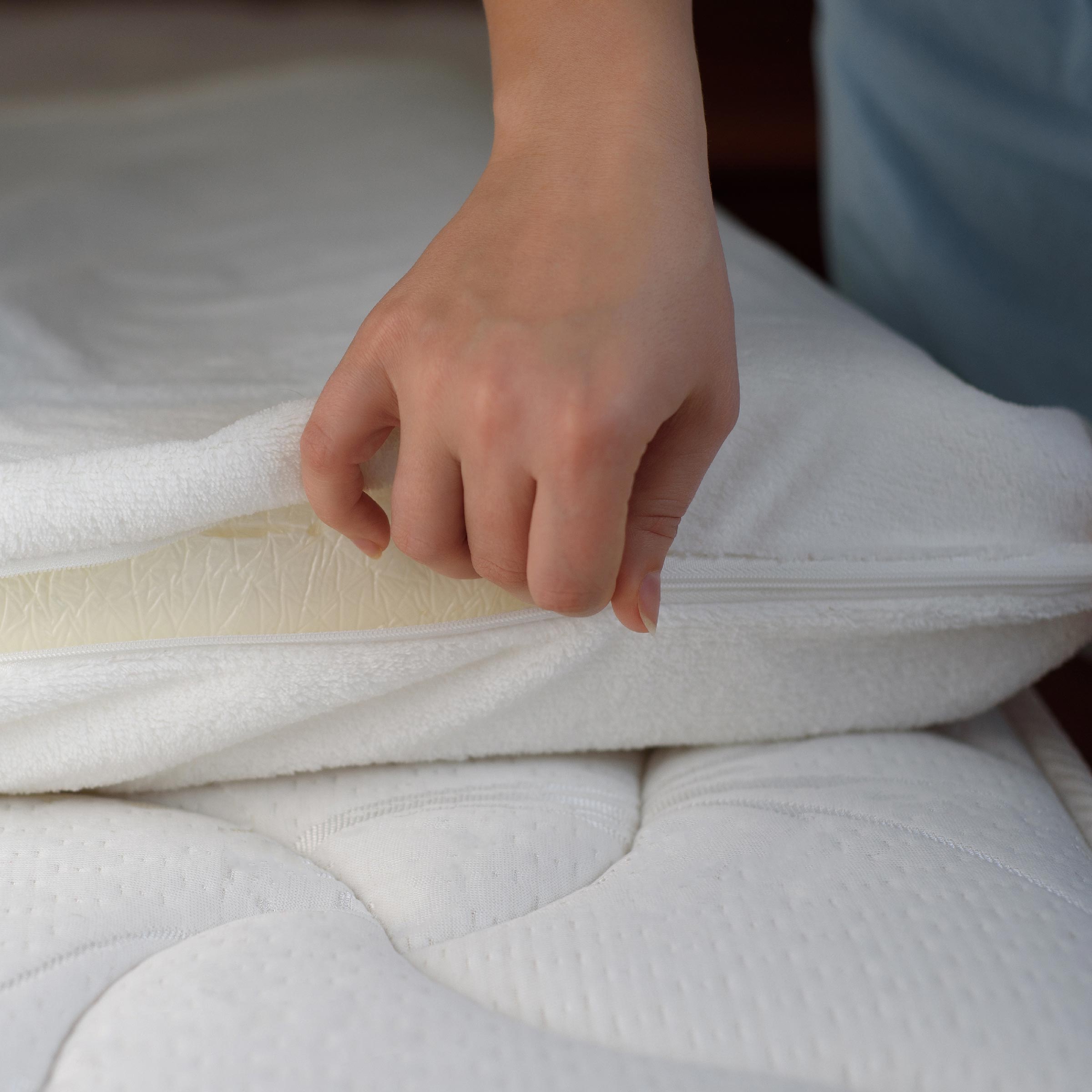 Dommelin Kussensloop Molton Lyocell Waterdicht