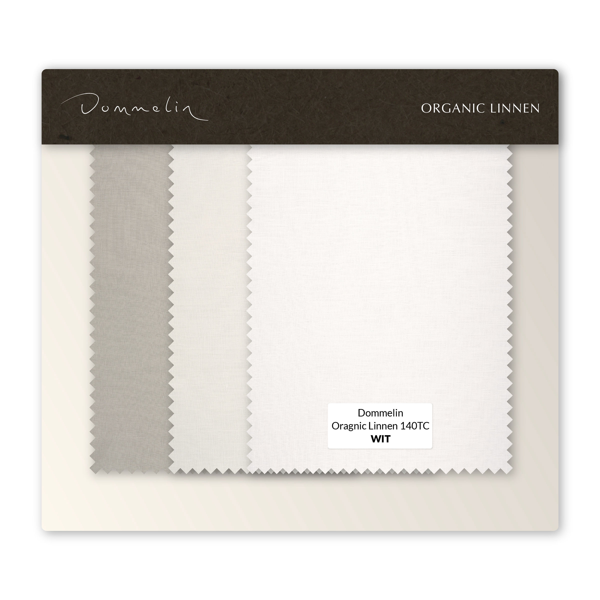 Dommelin Kleurstalen Organic Linnen 140TC