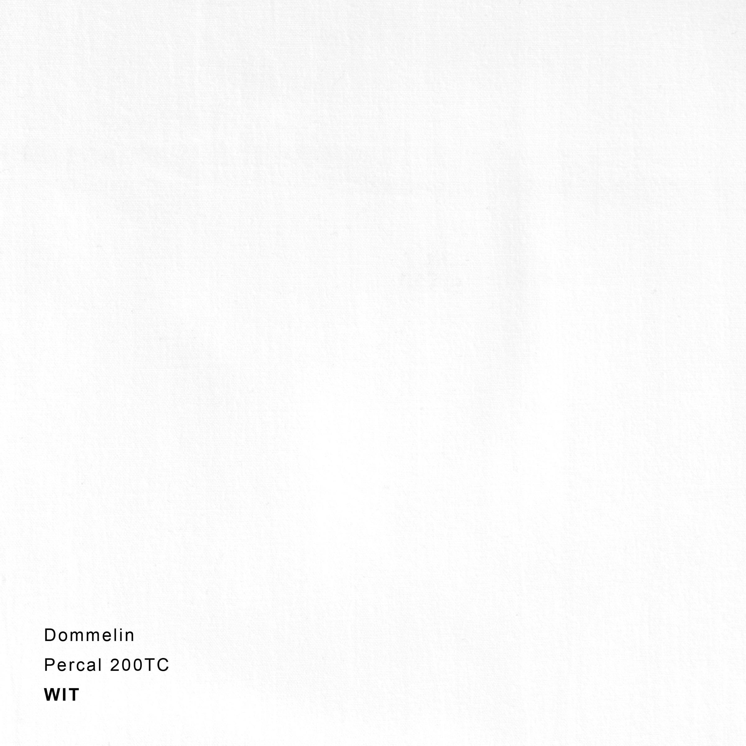 Dommelin Dekbedovertrek Set Percal 200TC Wit 