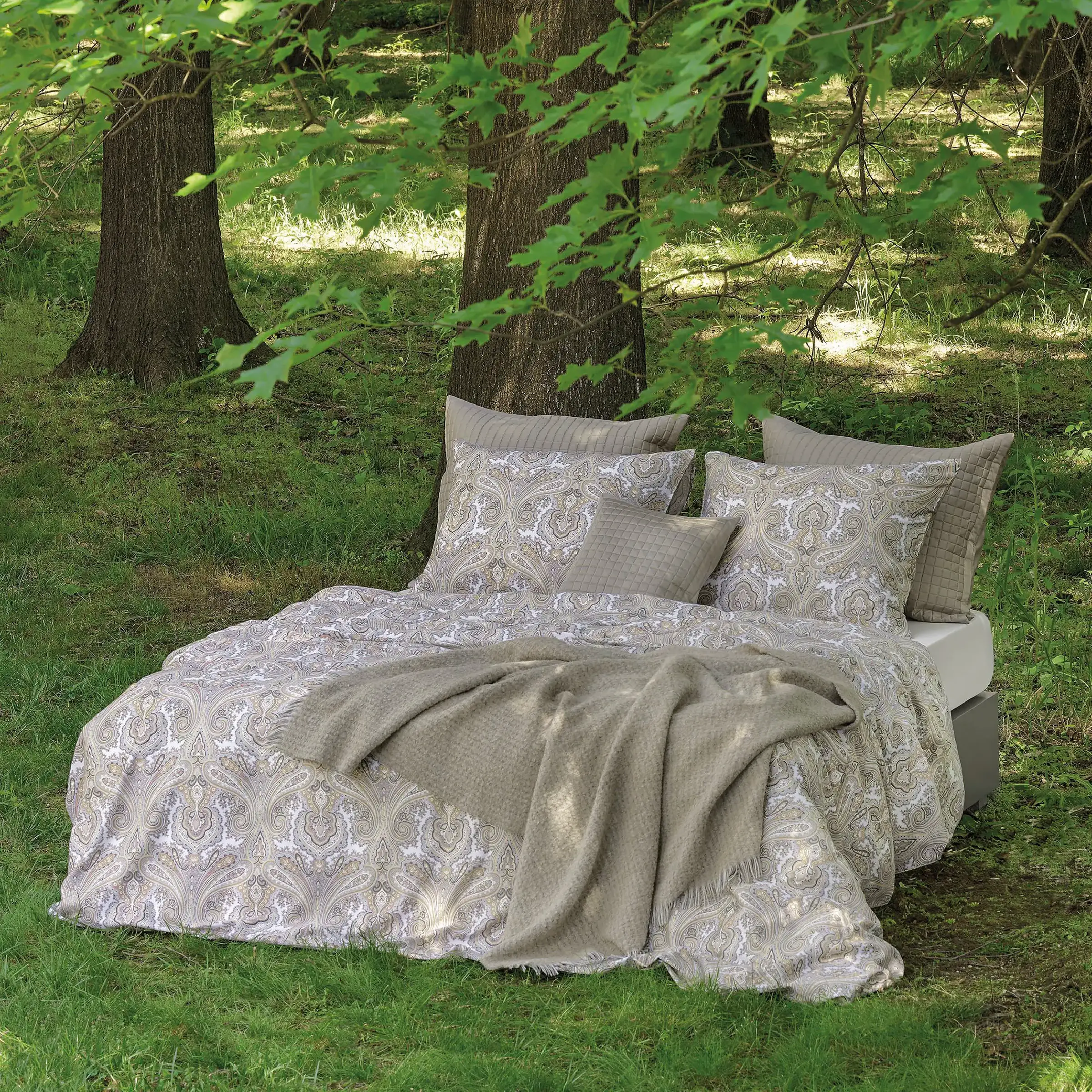 Dommelin Lakenset Pordoi Satijn 400TC Beige