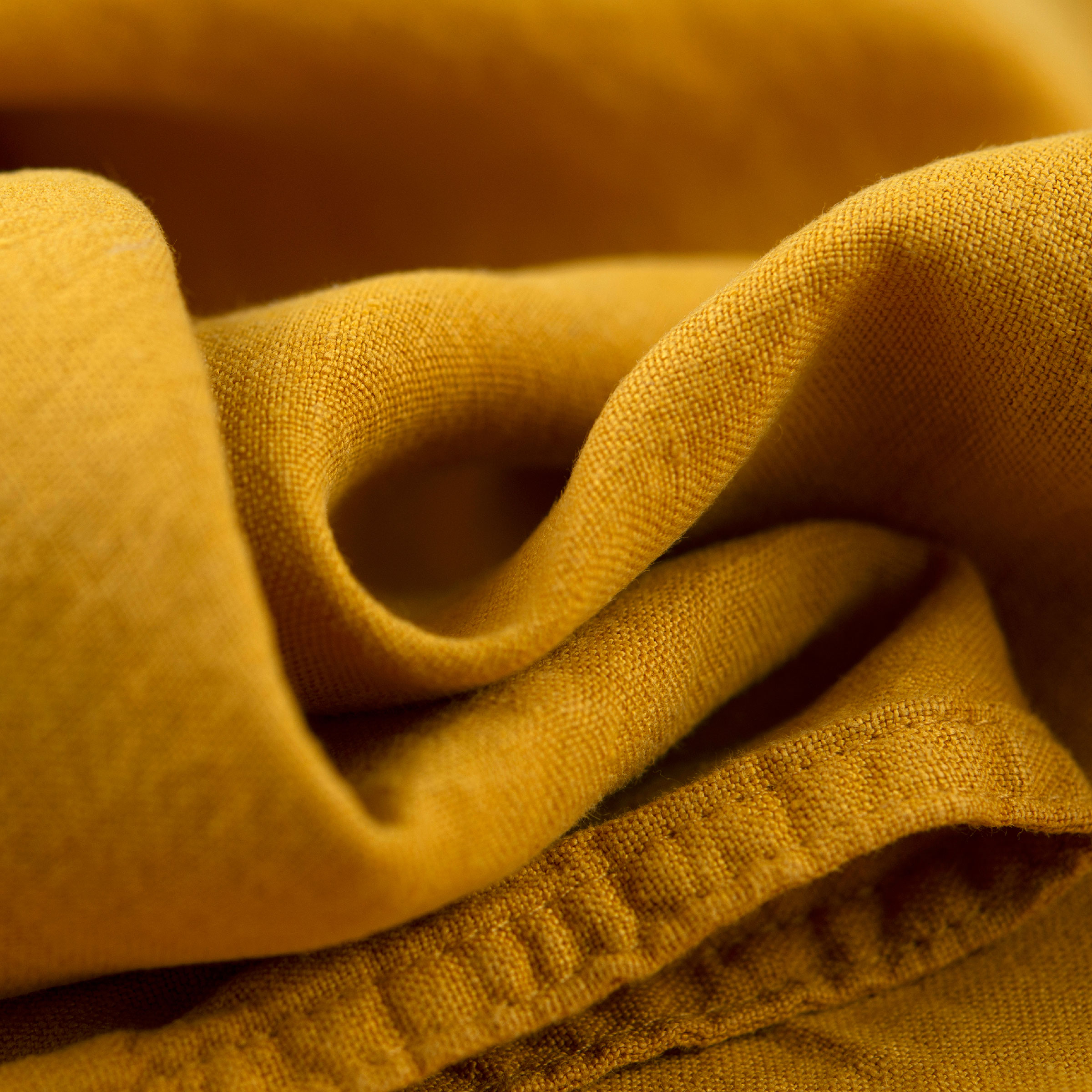 Dommelin Dekbedovertrekset Tough Stonewashed Linnen Ambergeel