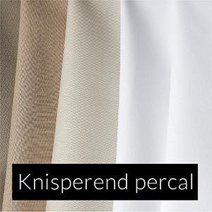 Knisperend percal