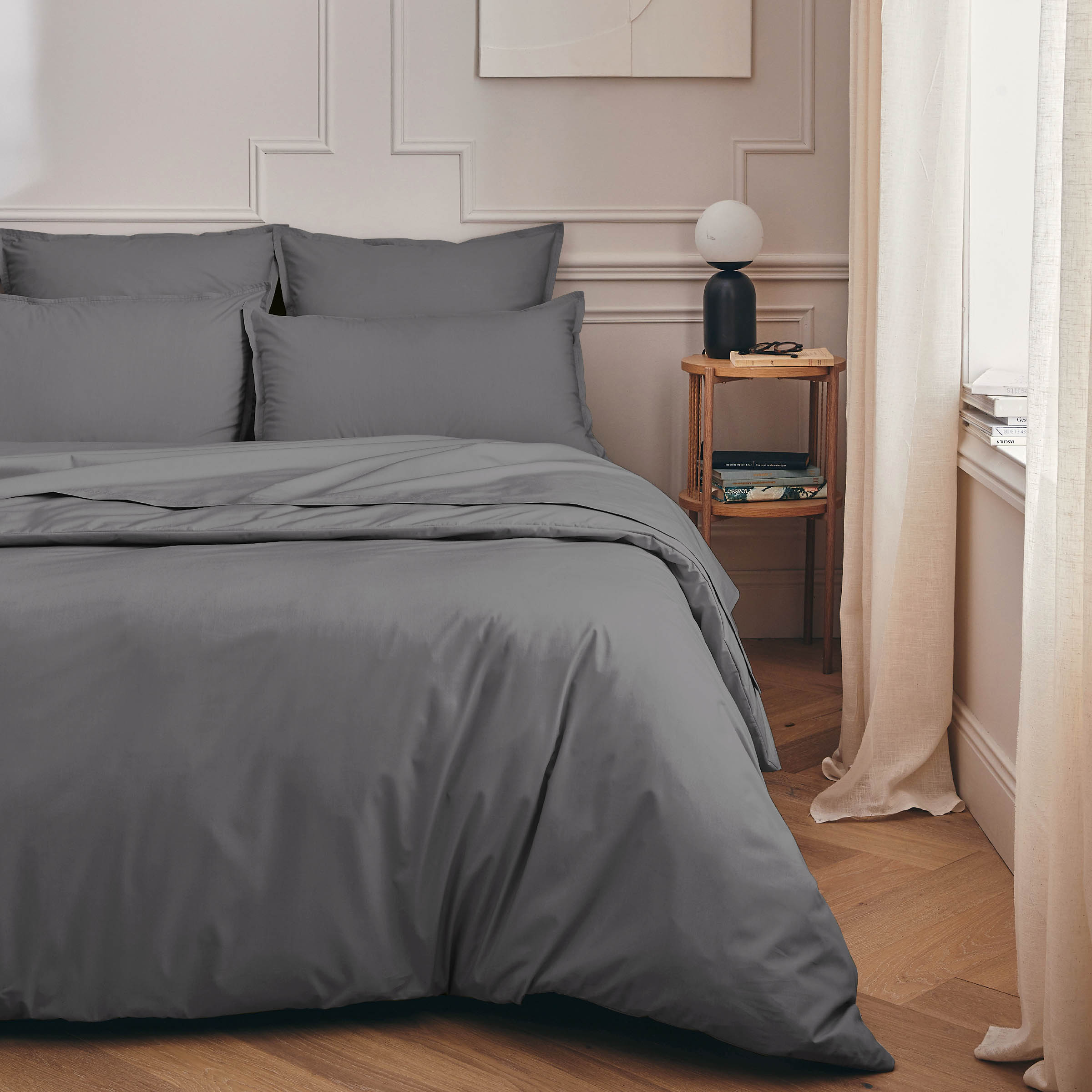 Essix Dekbedovertrek Premiere Percal 200TC Basalt