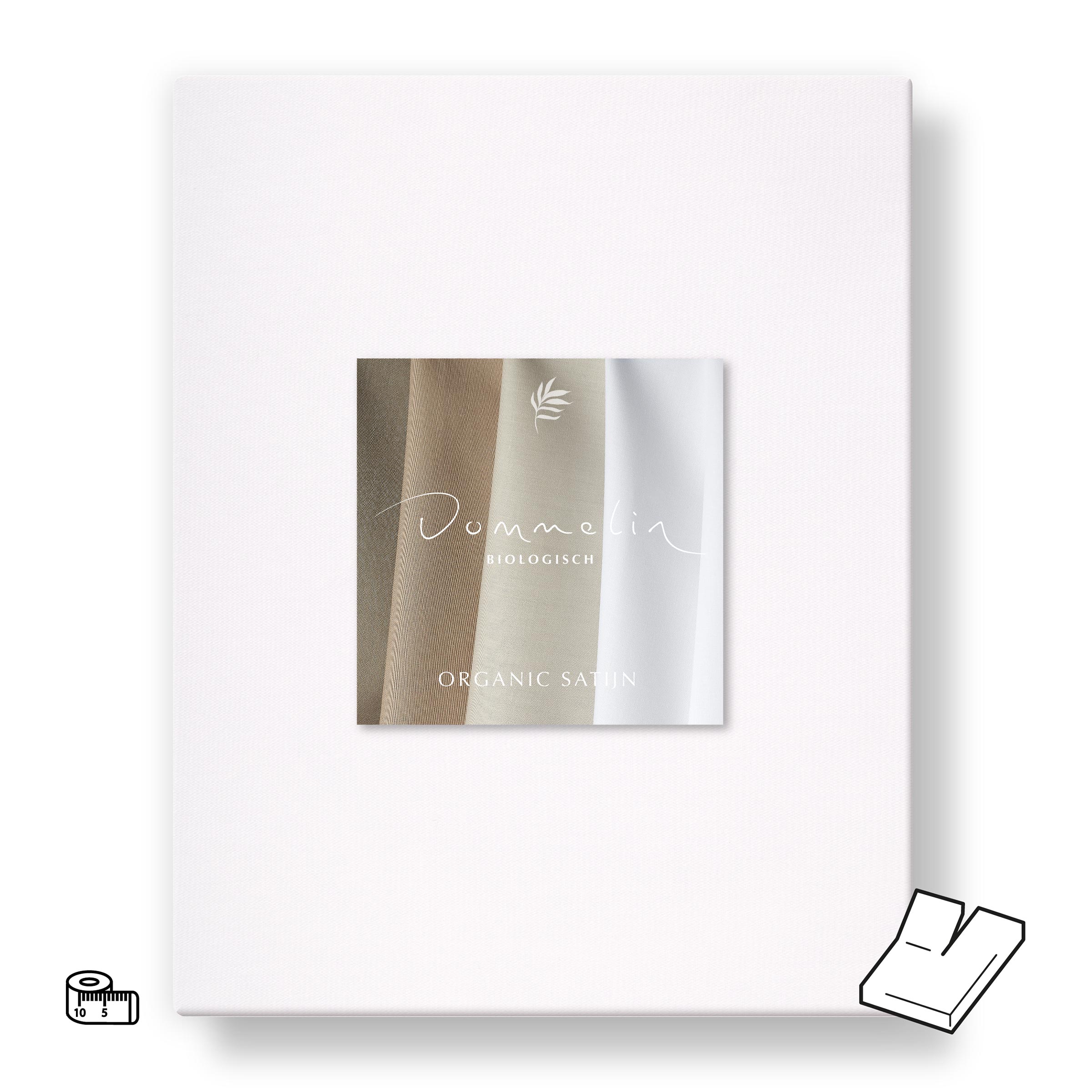 Dommelin Split Hoeslaken op Maat Organic Satijn 300TC