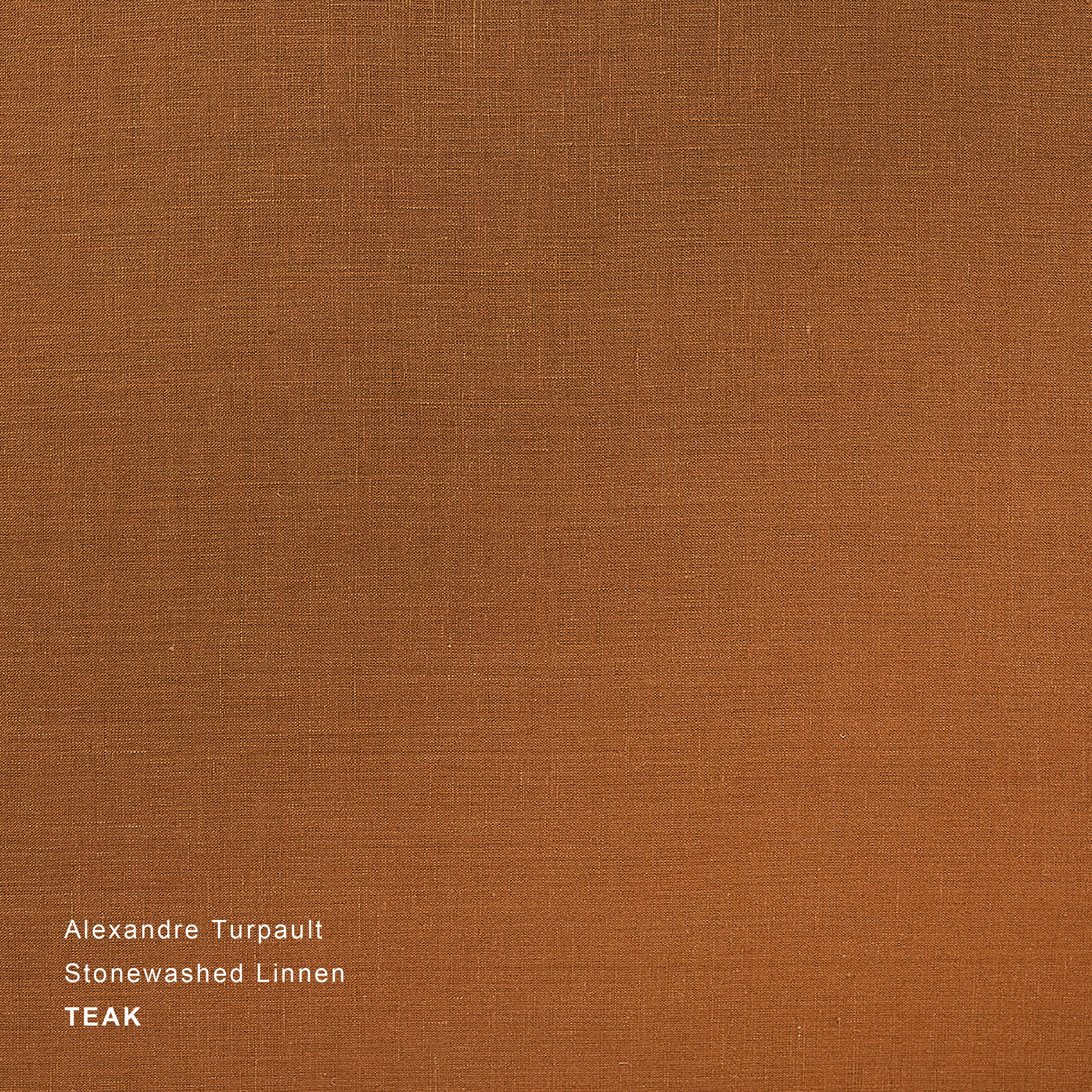 Alexandre Turpault Dekbedovertrek Nouvelle Vague Stonewashed Linnen Teak