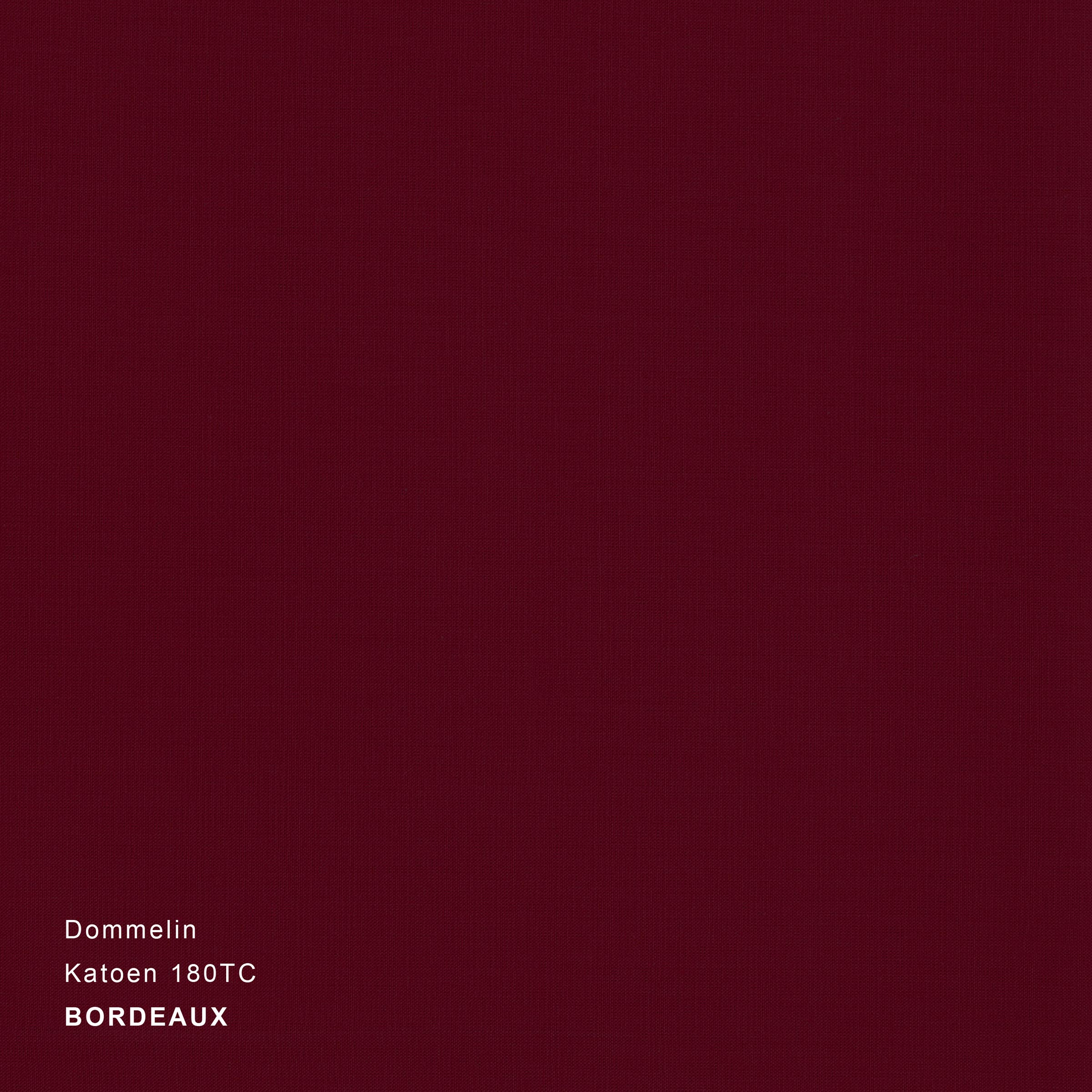 Dommelin Dekbedovertrek Set Katoen 180TC Bordeaux