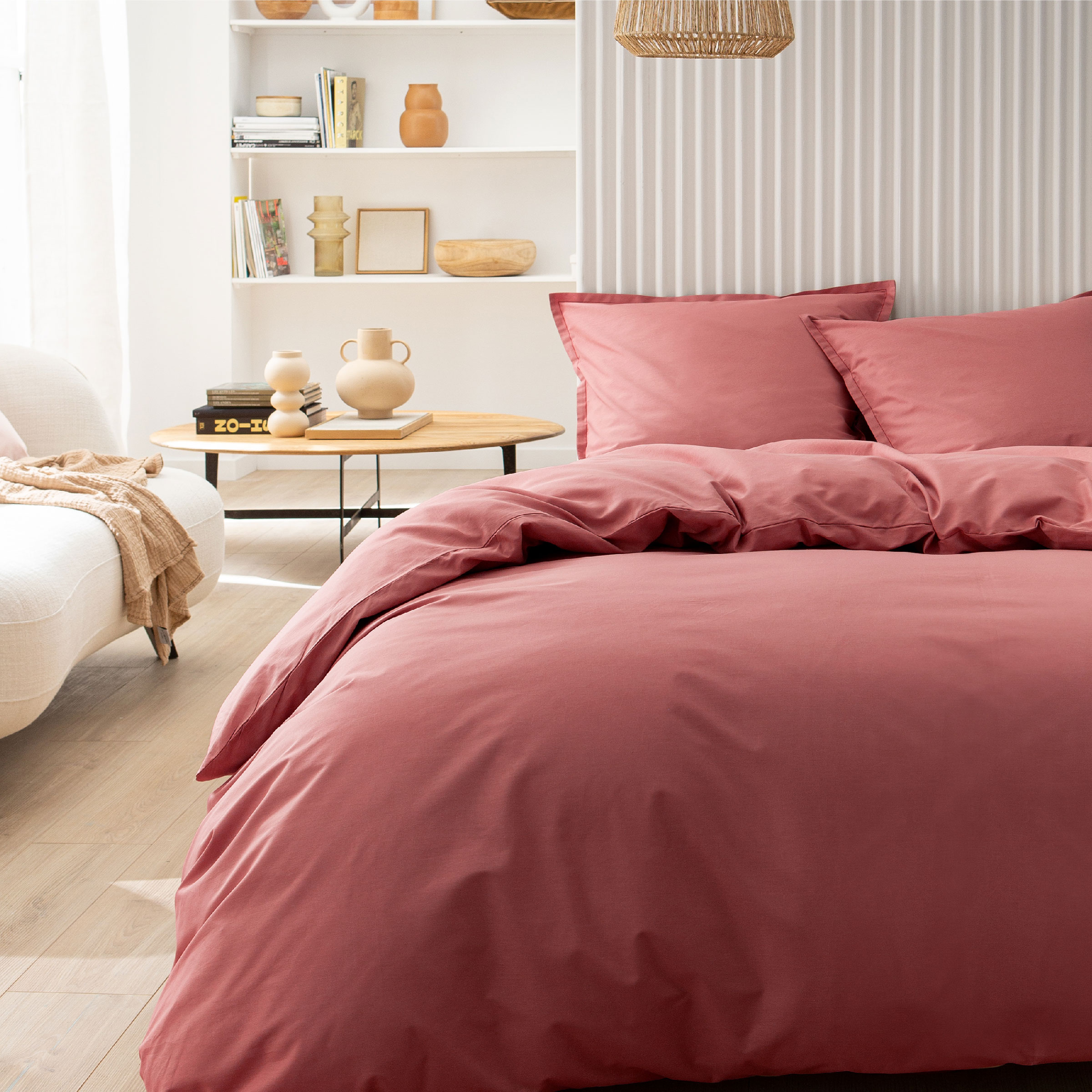 Essix Dekbedovertrek Set Tout Doux Katoen 145TC Rose Indien 