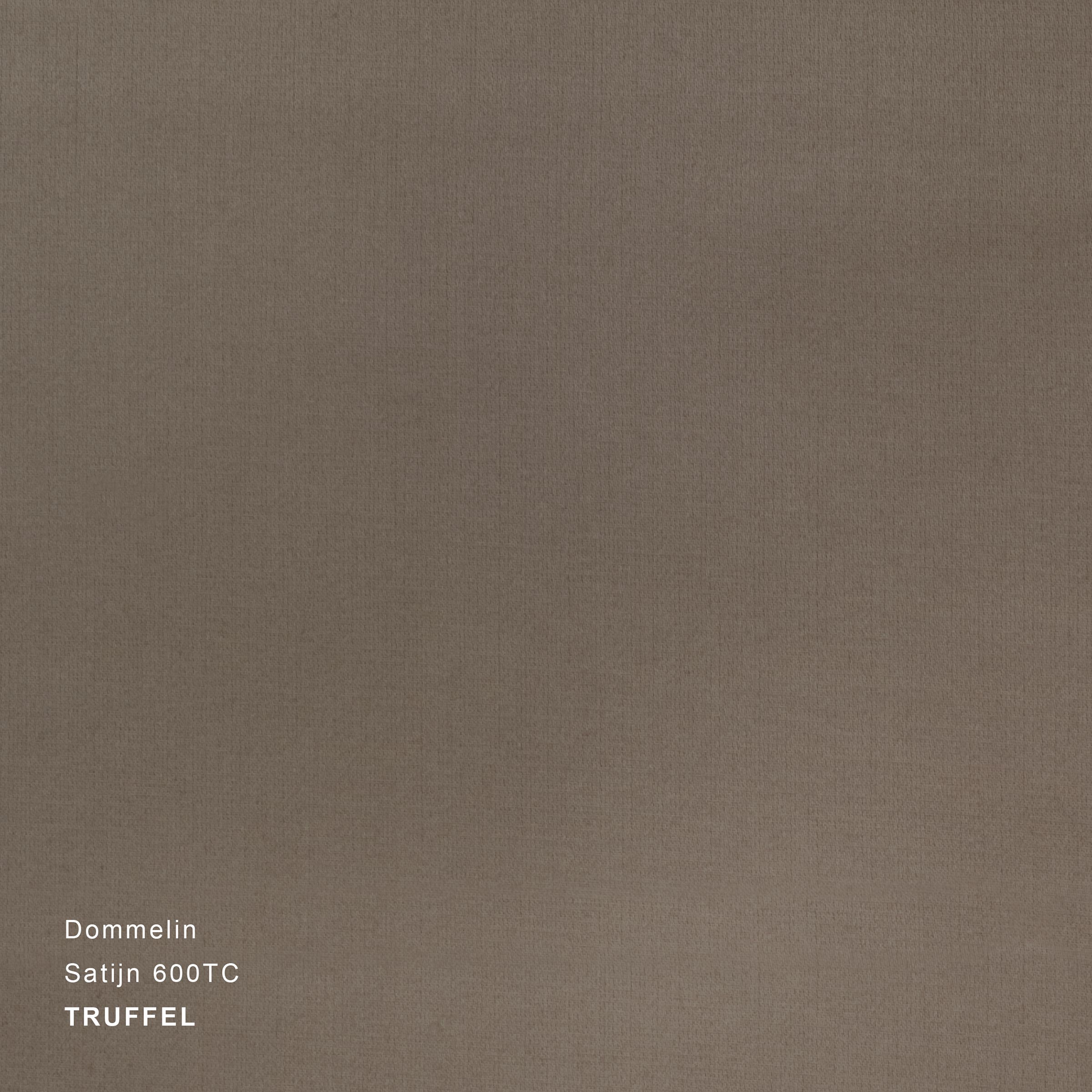 Dommelin Dekbedovertrek Set Satijn 600TC Truffel