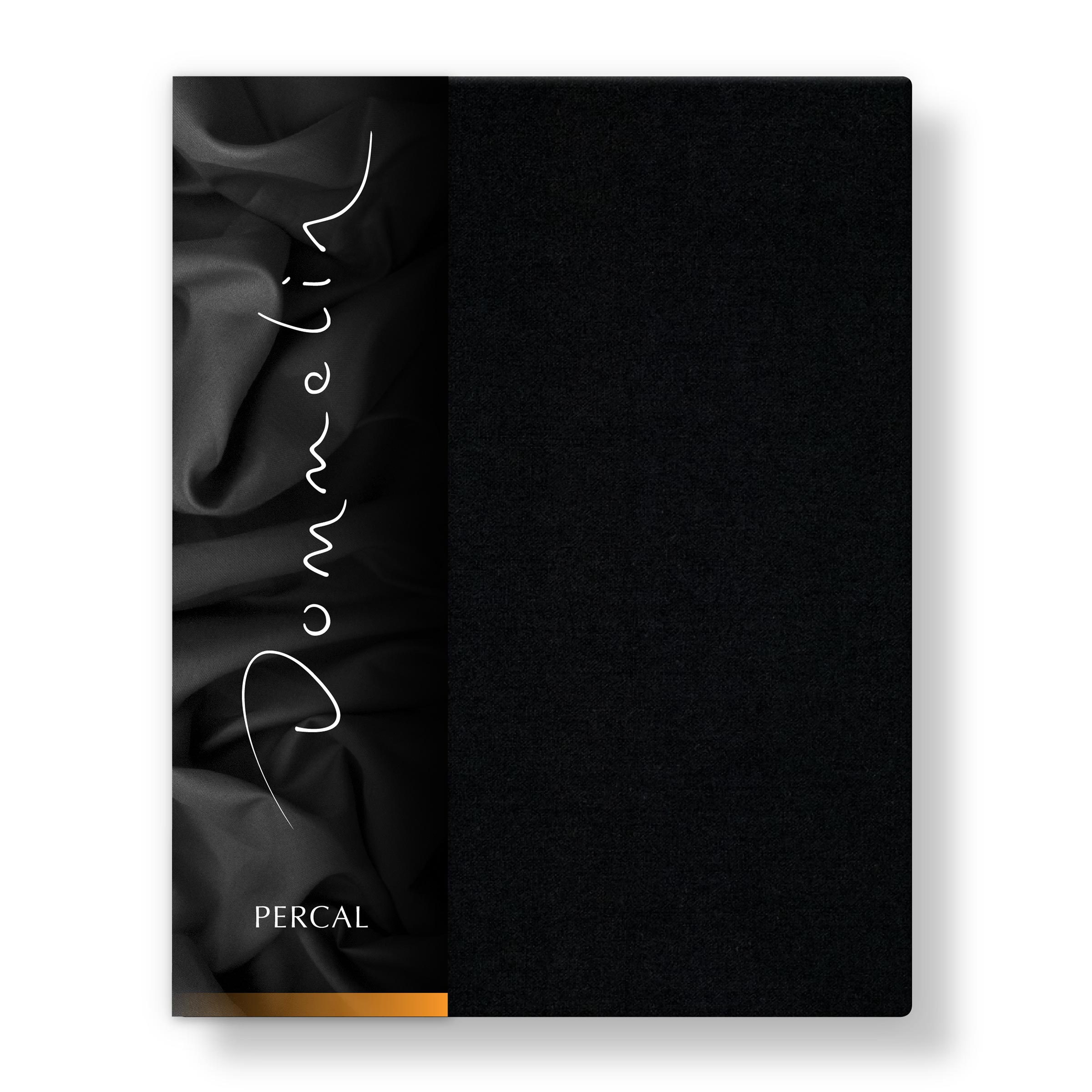 Dommelin Hoeslaken Percal 200TC Zwart