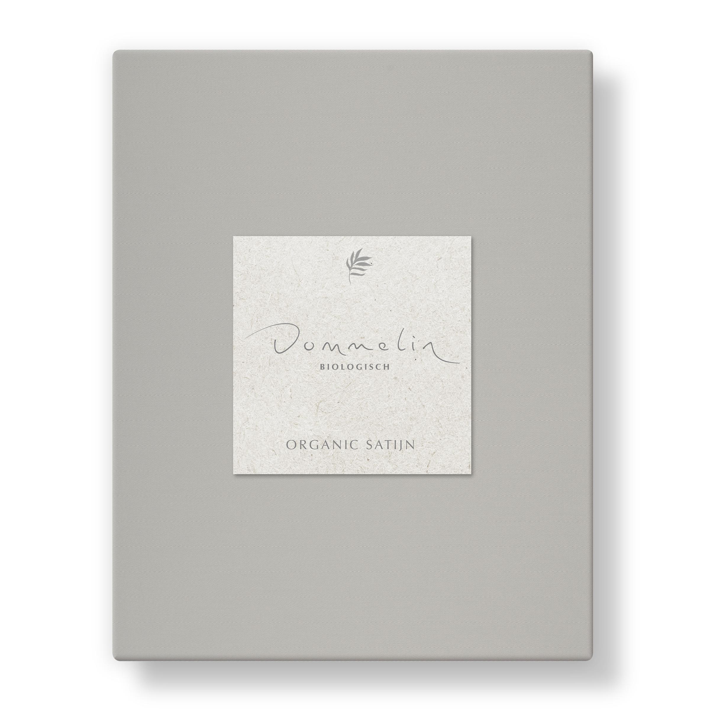 Dommelin Topper Hoeslaken Organic Satijn 300TC Platinum