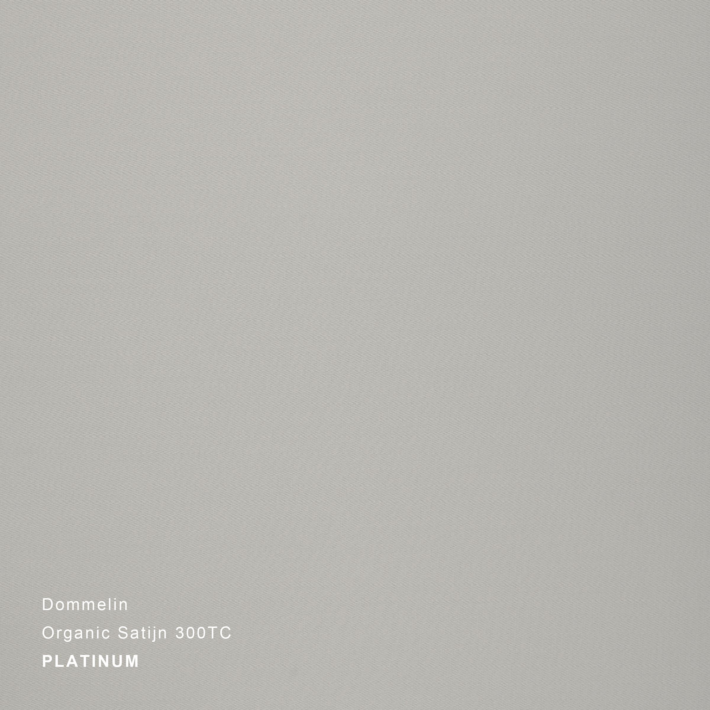 Dommelin Split Hoeslaken Hoge Hoek Organic Satijn 300TC Platinum