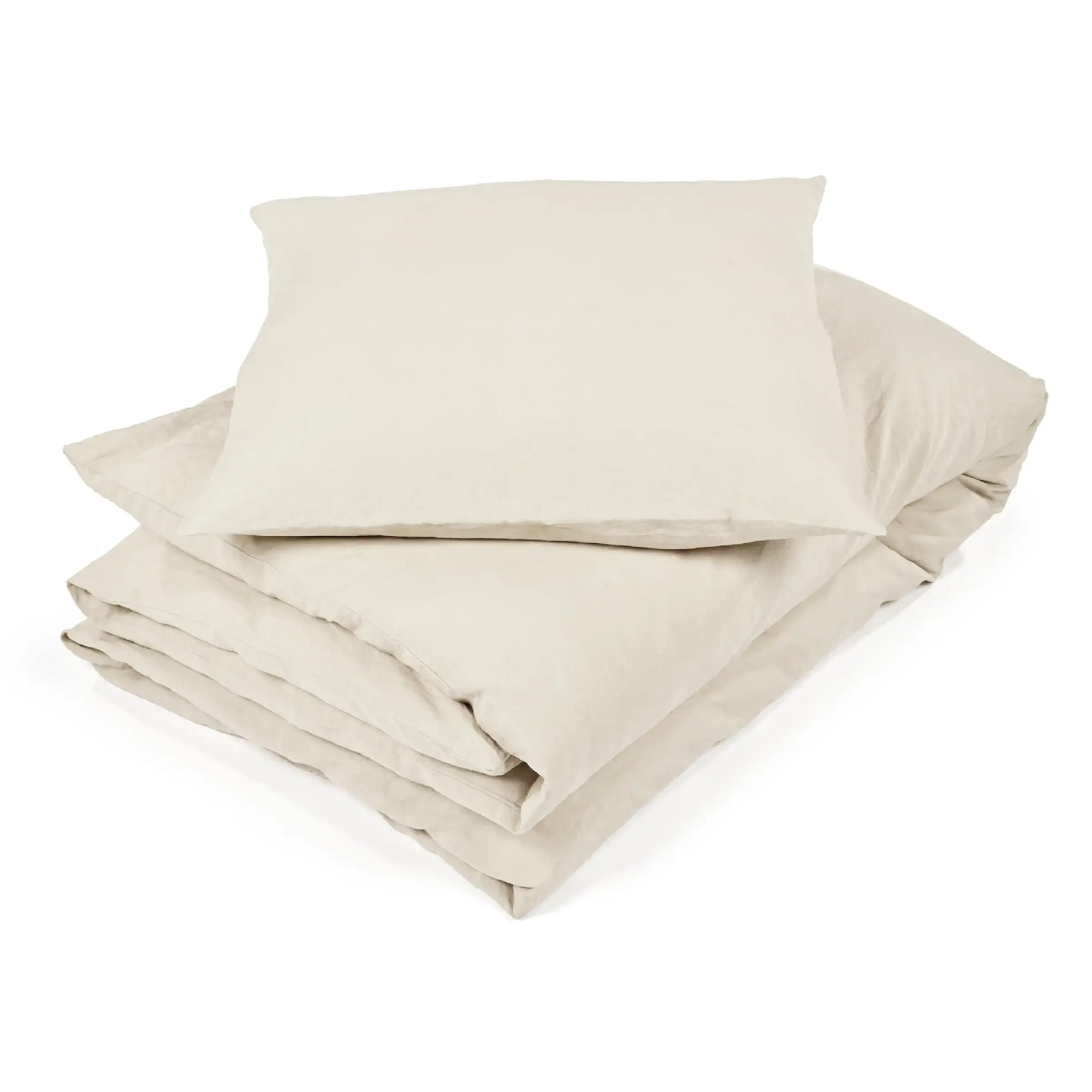 Libeco Dekbedovertrek Madison Washed Linnen 175 gr/m2 White Sand