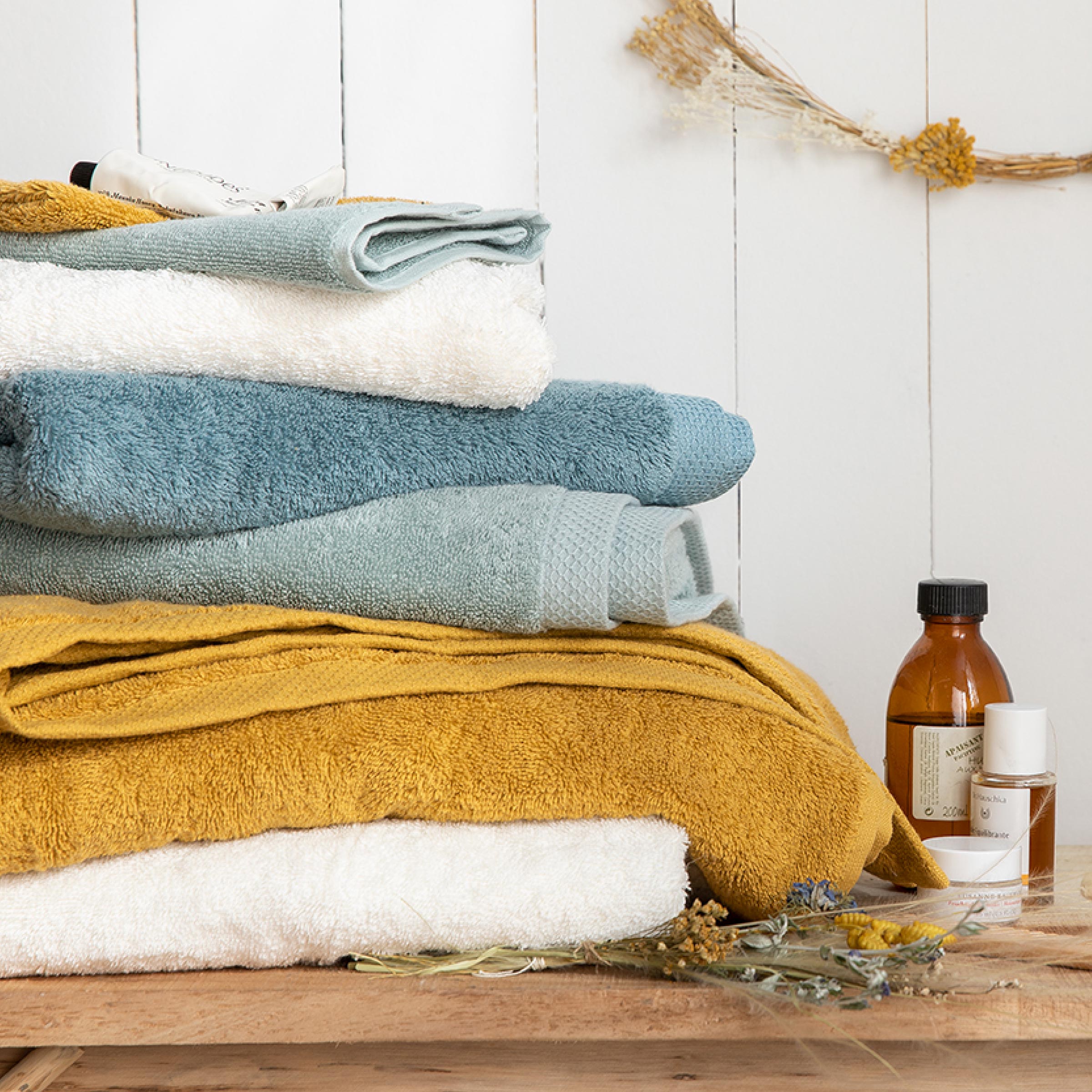 Essix Handdoek Aqua Katoen 530 gr/m2 Rooibos 55x100 (3st)