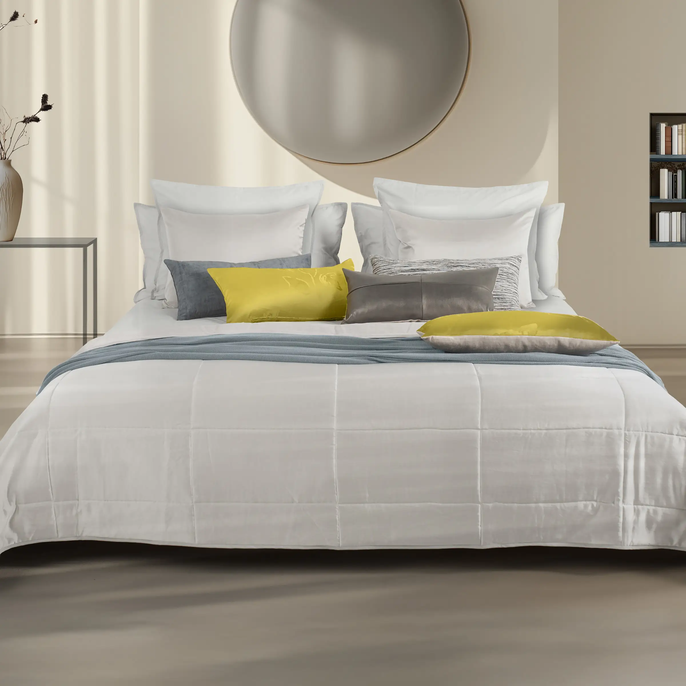 Mrs.Me Dekbedovertrekset Couture Percal 400TC Oyster