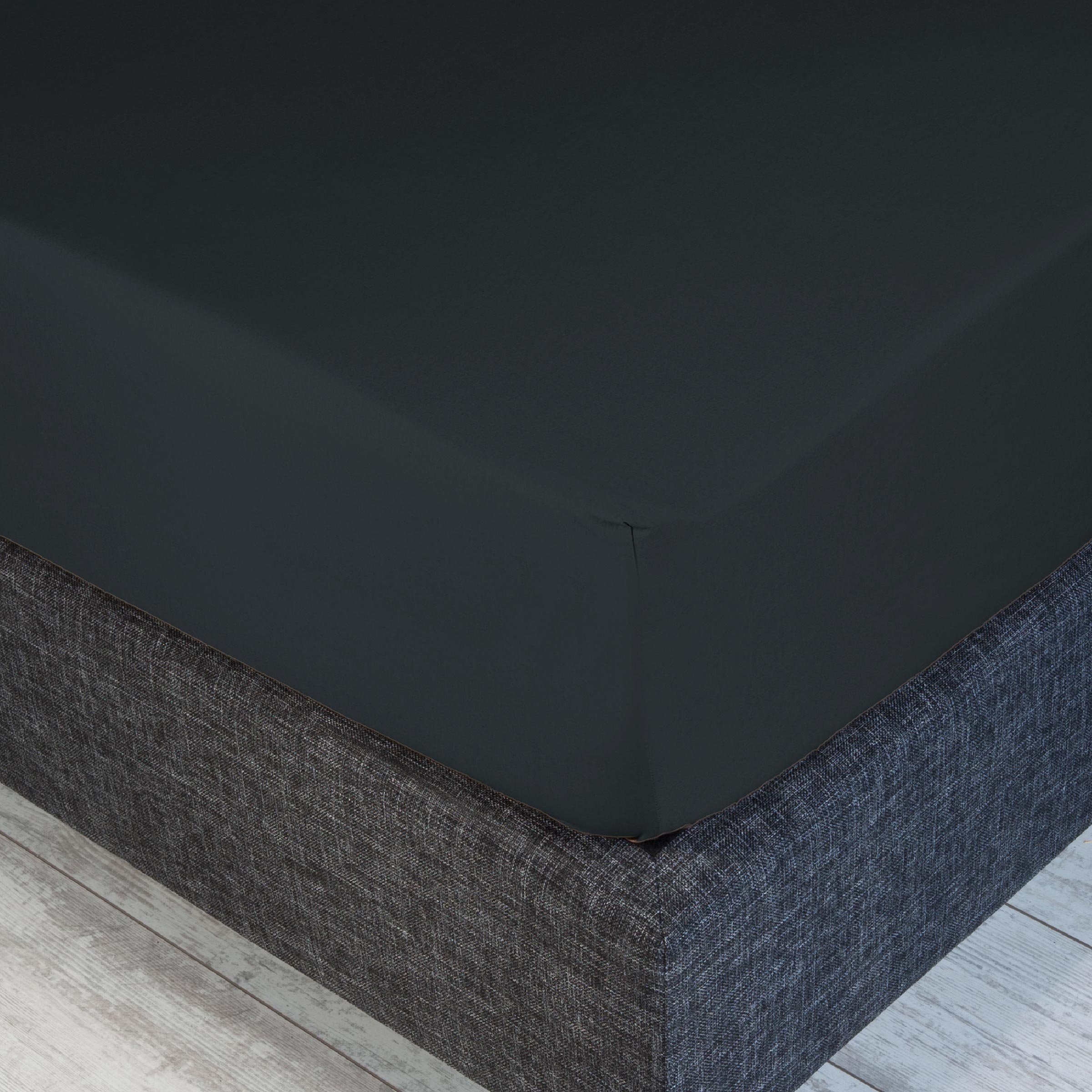 Dommelin Split Hoeslaken Percal 200TC Donkergrijs