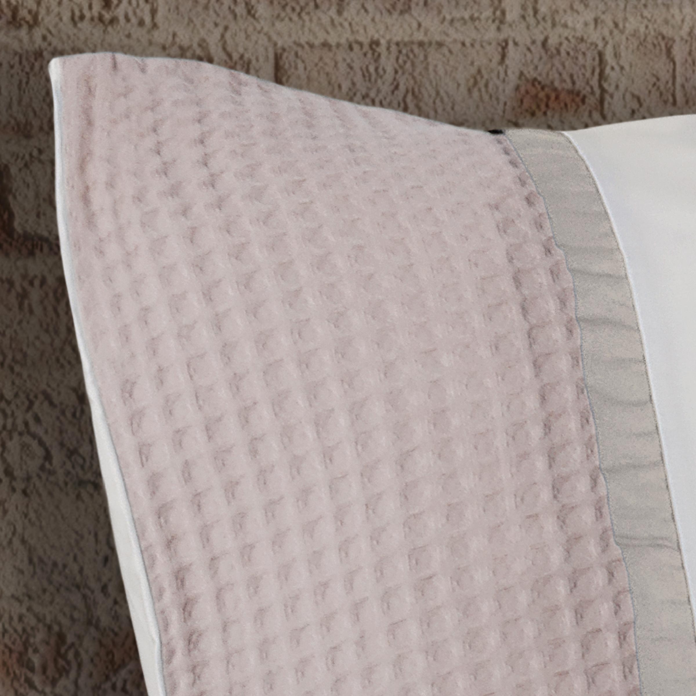 Dommelin Kussensloop Bari Percal 200TC Lichtroze - Zilver 60 x 70 cm