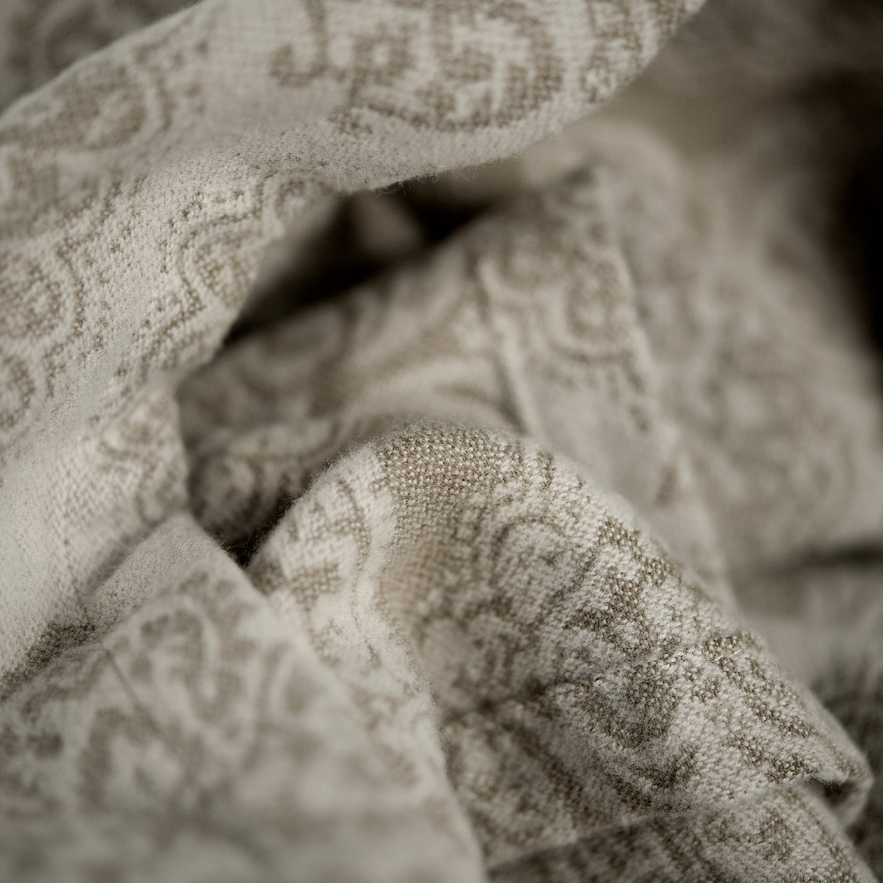 Dommelin Plaid Classico Katoen Beige 130 x 180 cm