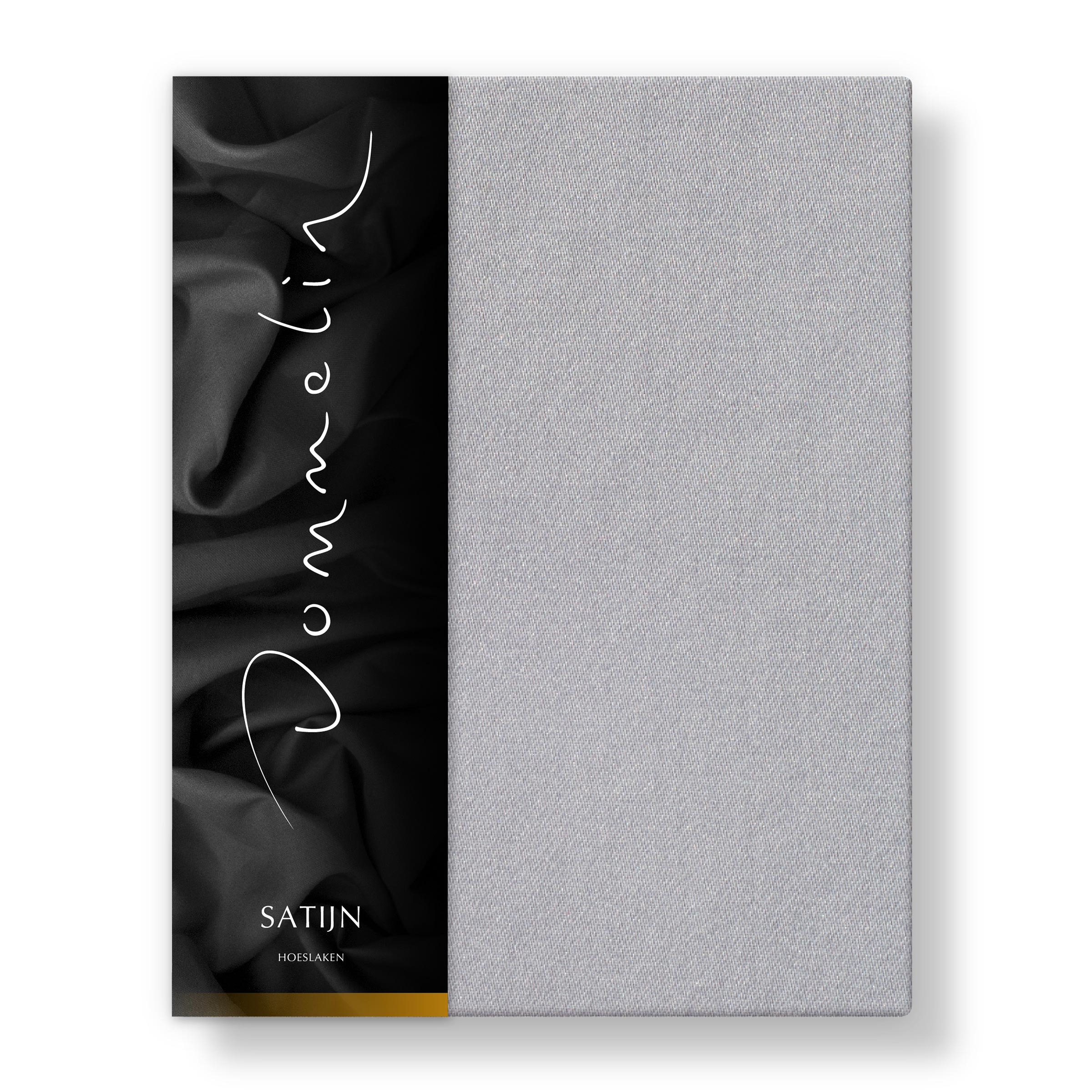 Dommelin Hoeslaken Satijn 300TC Muisgrijs