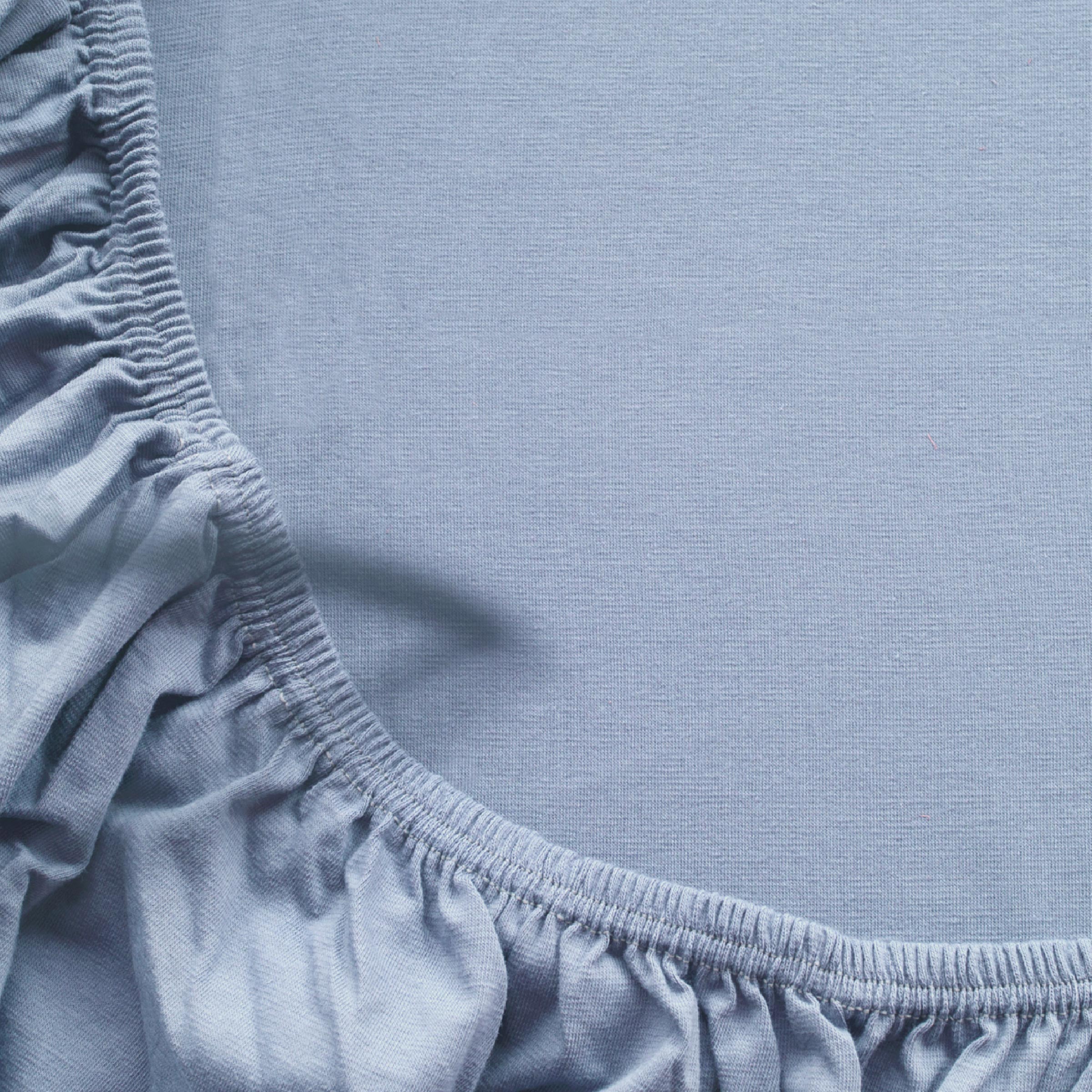 Dommelin Split Hoeslaken Jersey Finest Lichtblauw  