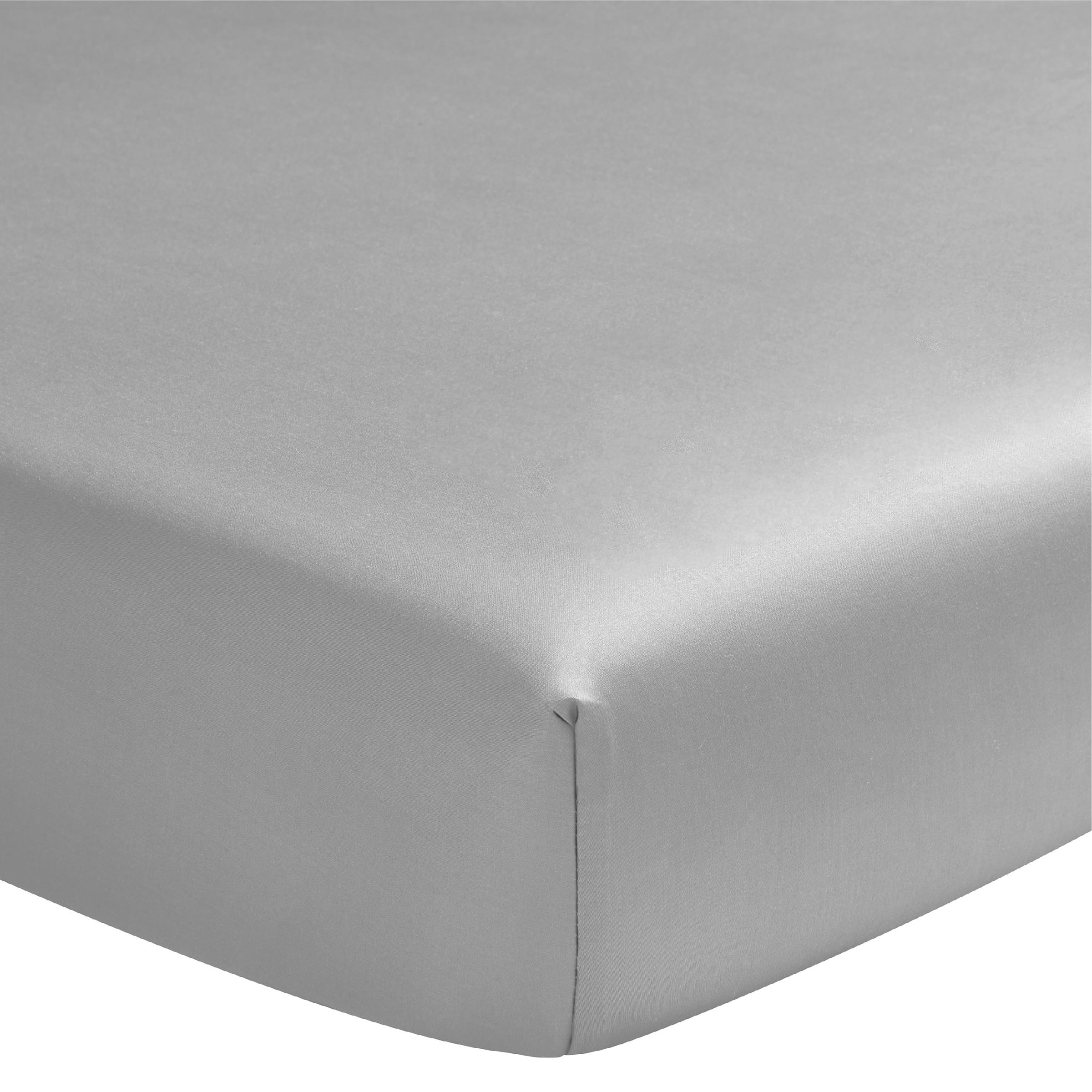 Alexandre Turpault Hoeslaken Teophile Organic Satijn 300TC Argent