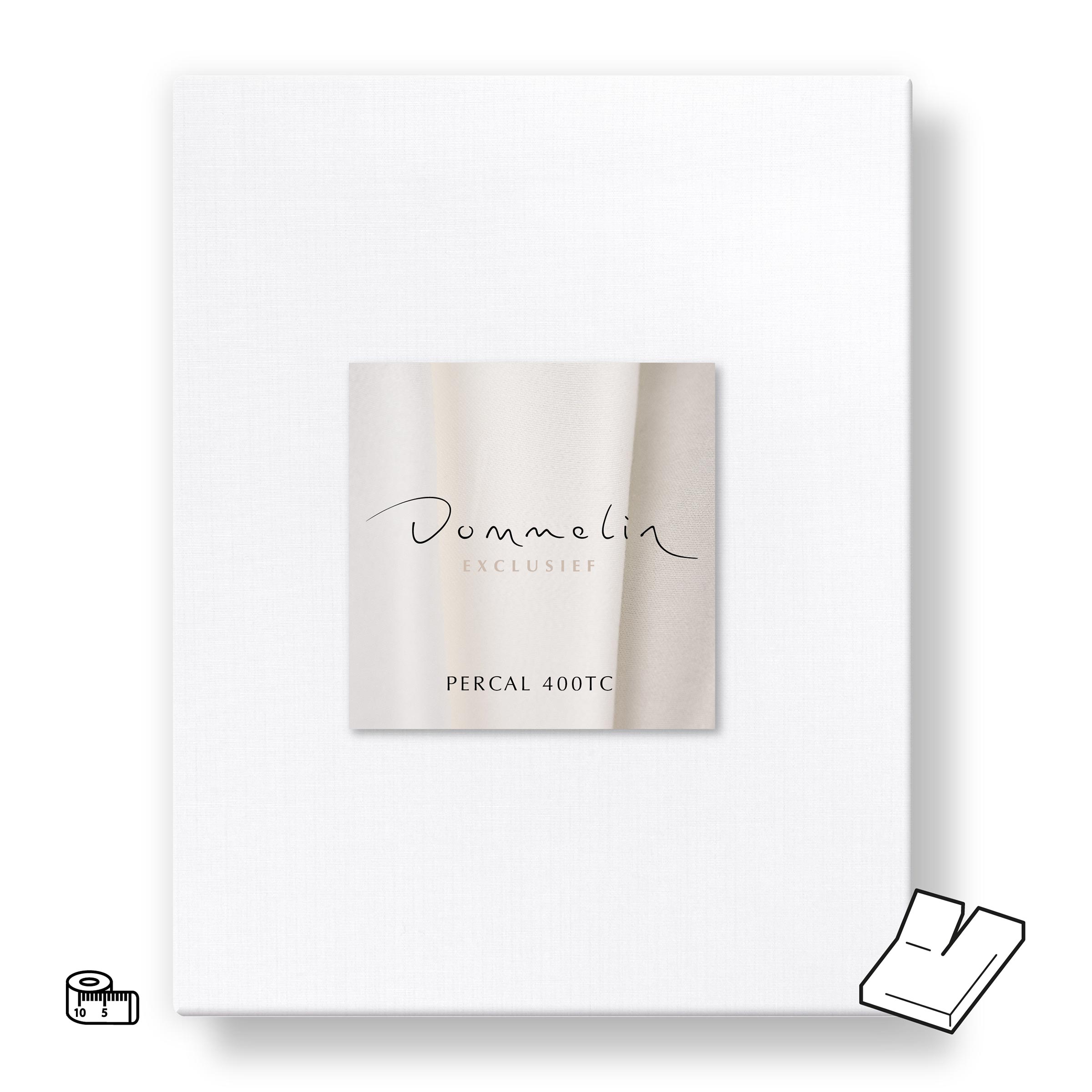 Dommelin Split Hoeslaken op Maat Percal 400TC