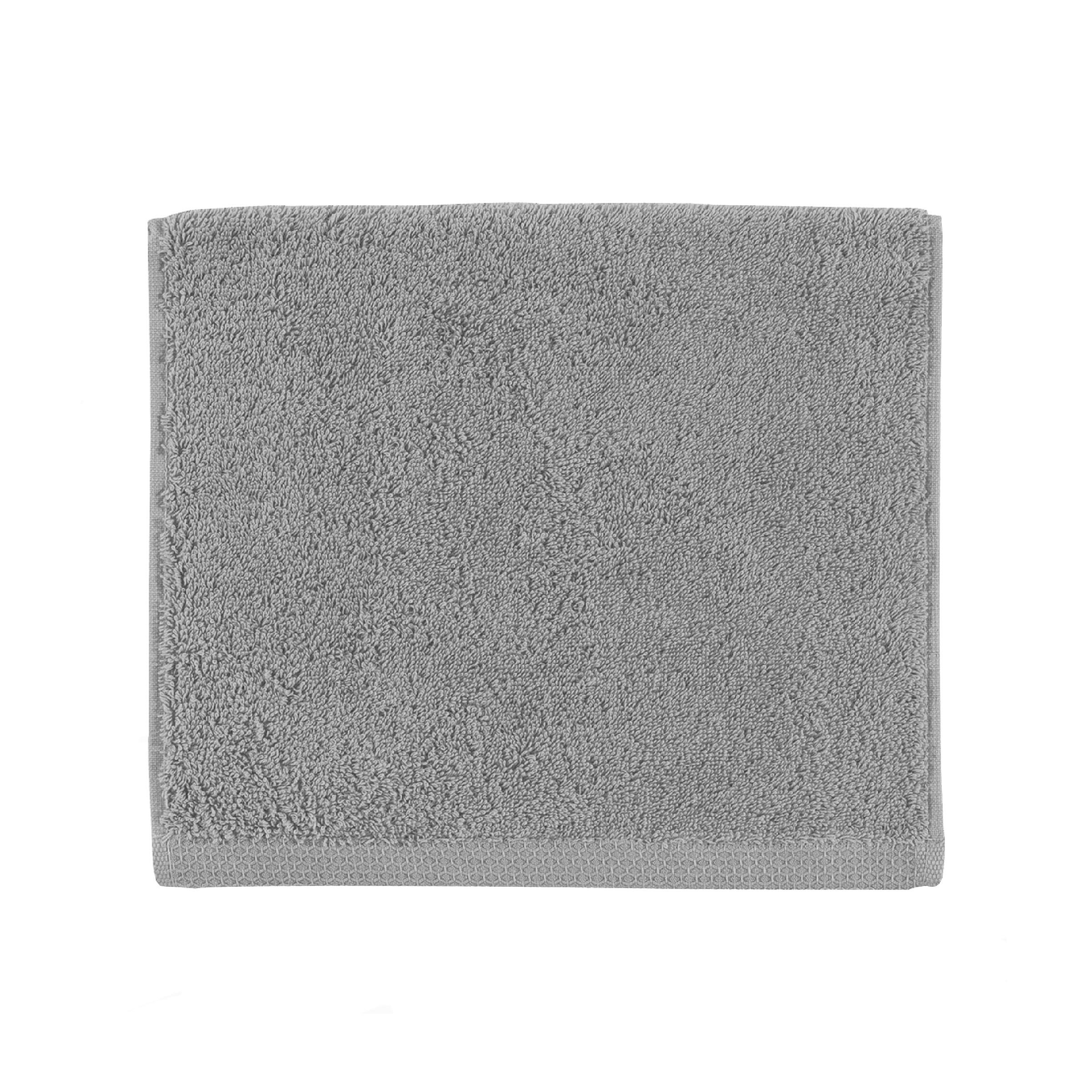 Essix Handdoek Aqua Katoen 530 gr/m2 Argent 55x100 (3st)