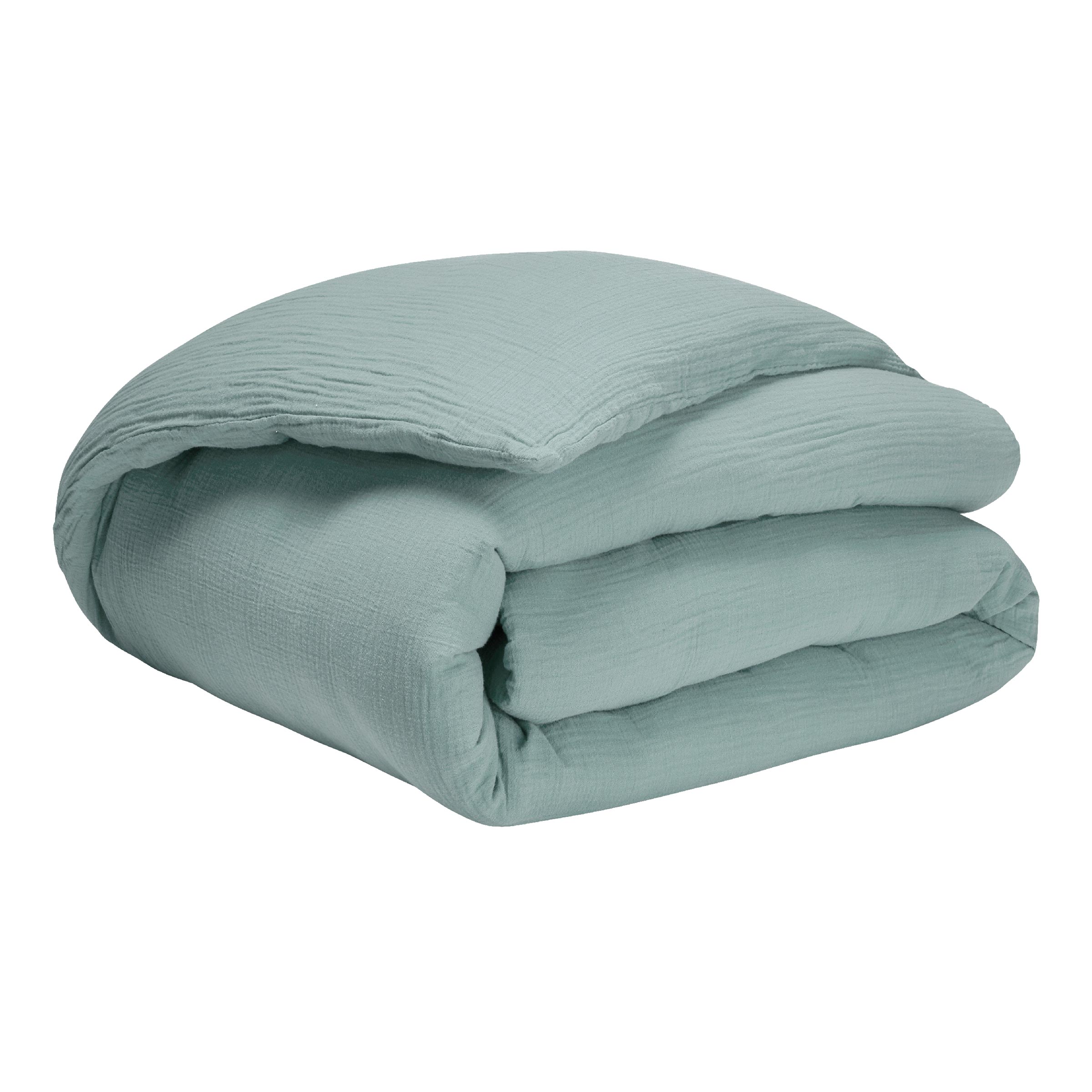 Essix Dekbedovertrek Set Tendresse Stonewashed Katoengaas 145TC Celadon 