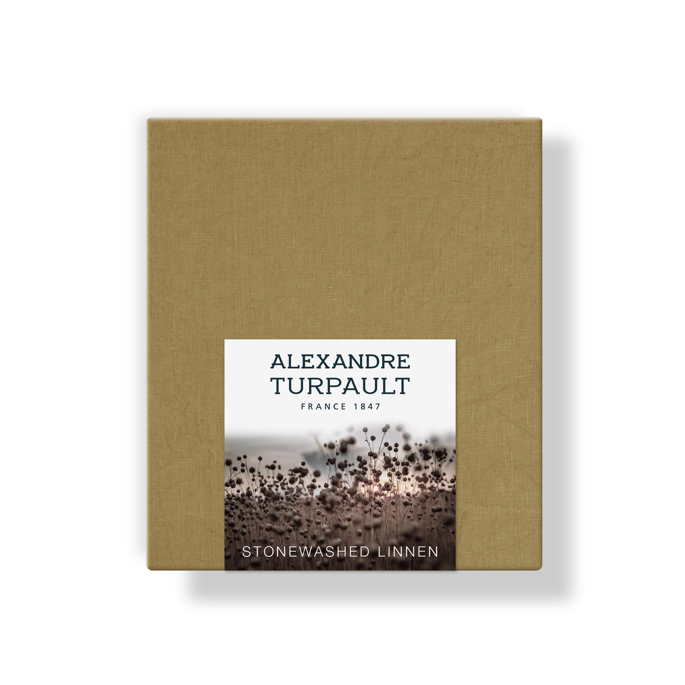 Alexandre Turpault Kussensloop Nouvelle Vague Stonewashed Linnen Sienne