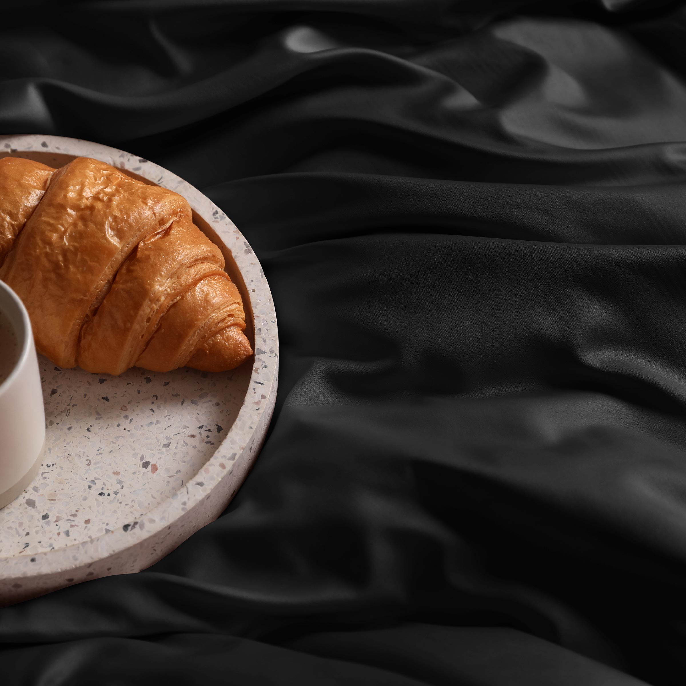 Dommelin Dekbedovertrek Set Satijn 300TC Zwart 