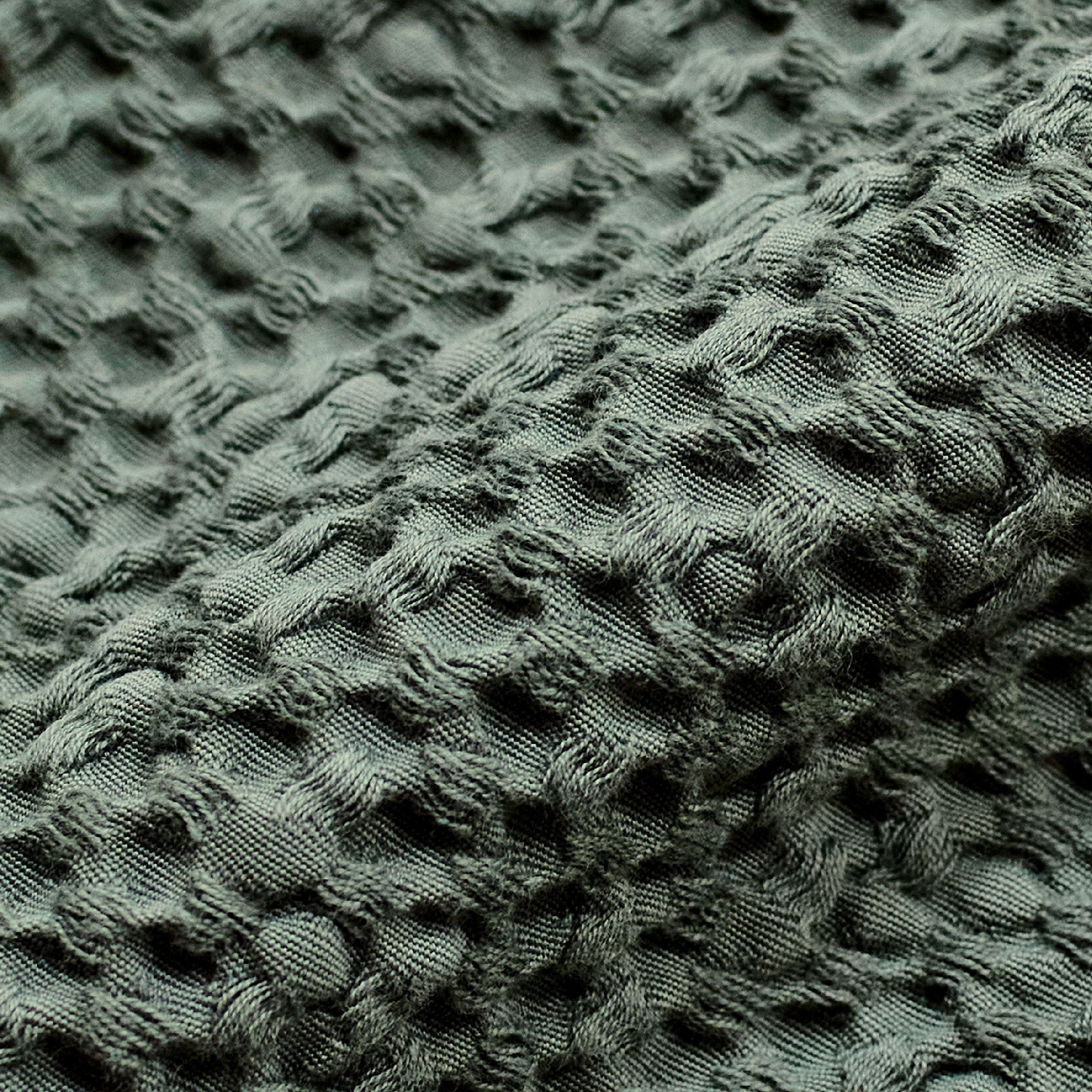 Essix Sprei Songe Stonewashed Katoen Fougere 240 x 260 cm