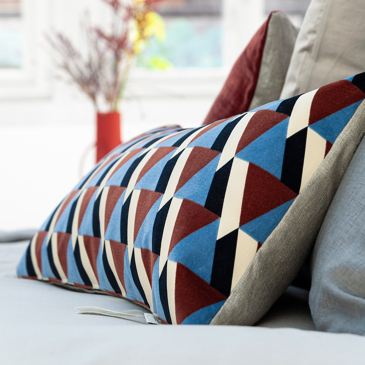 Mrs.Me Sierkussen Gem Velours Multi 30 x 60 cm