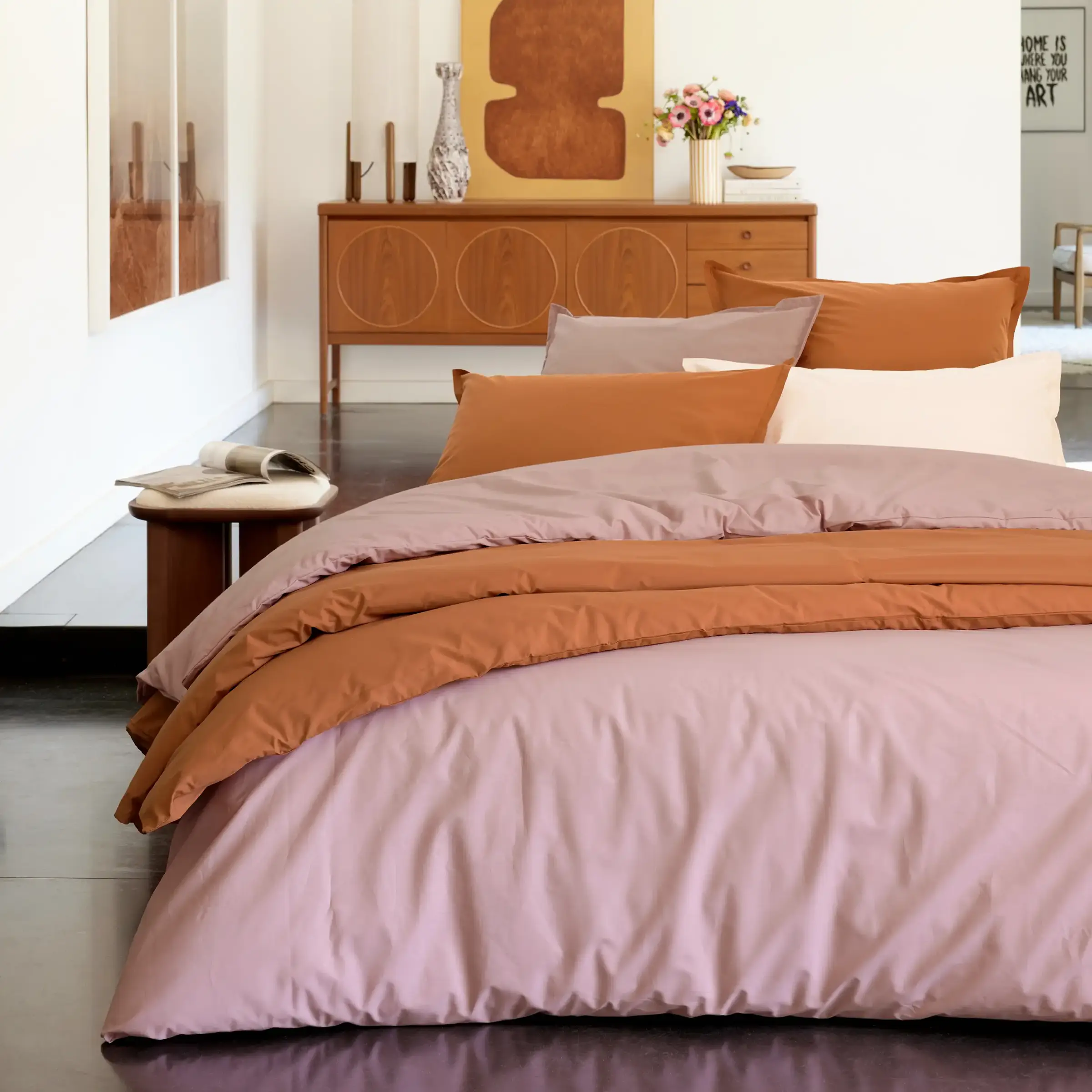 Essix Kussensloop Premiere Percal 200TC Cuir