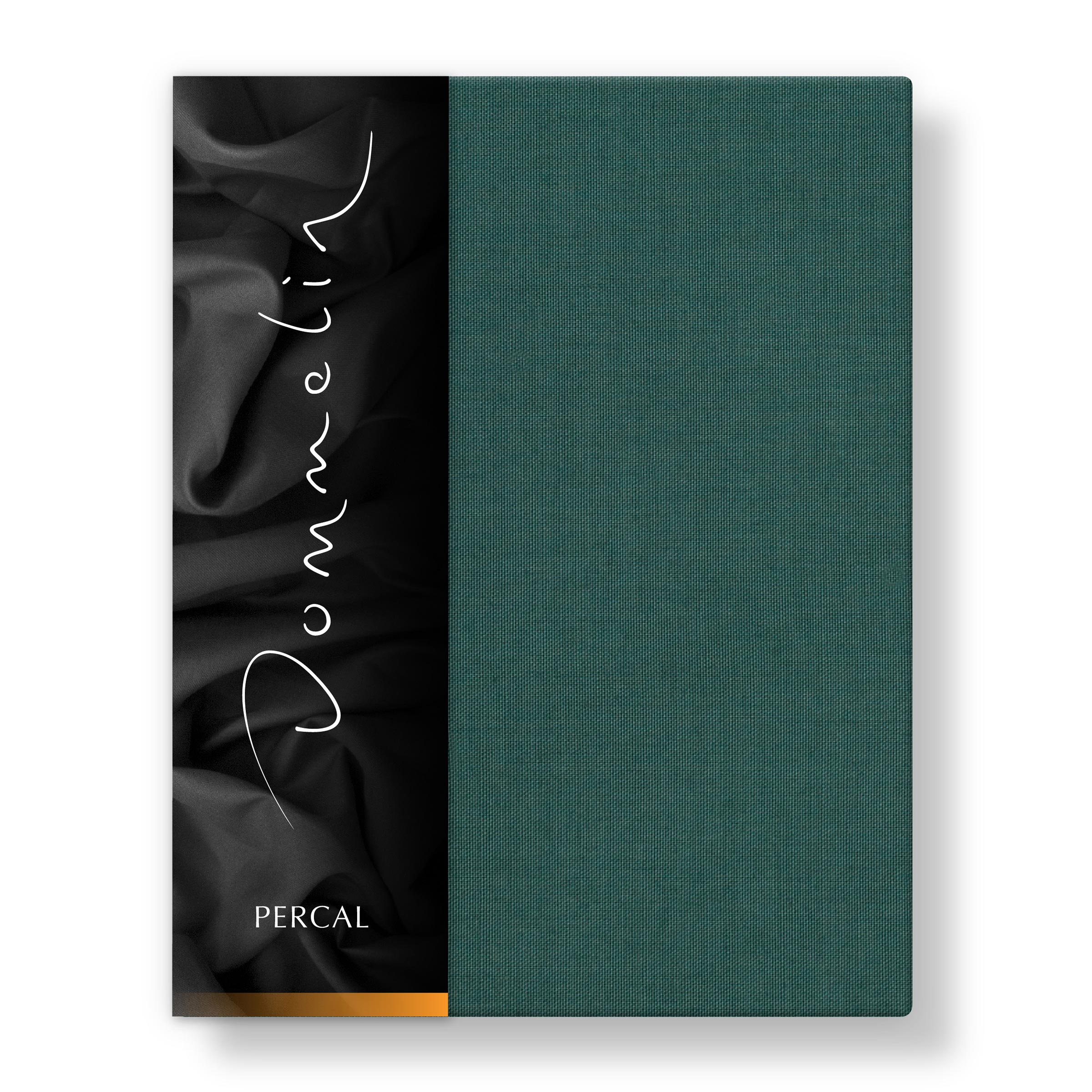 Dommelin Topper Hoeslaken Percal 200TC Antiekgroen