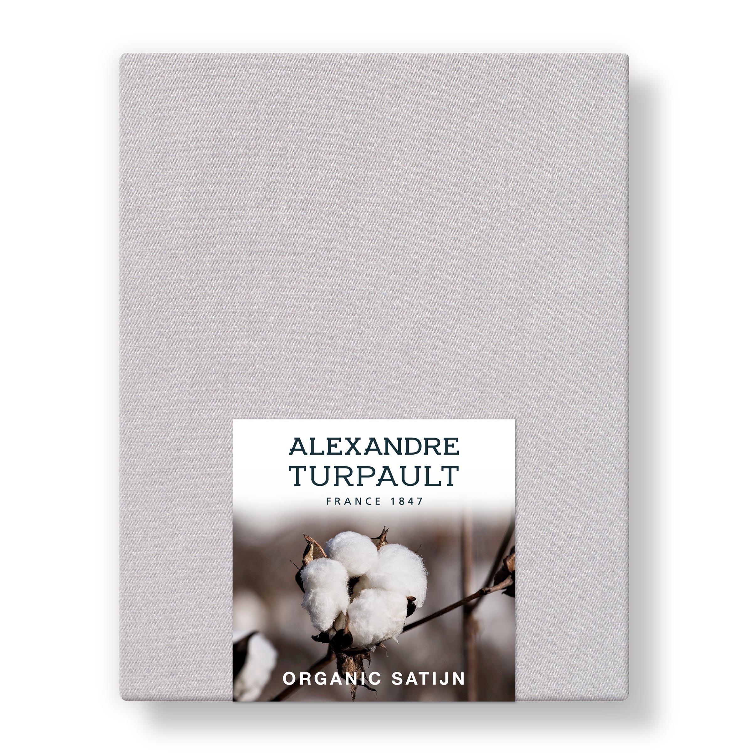 Alexandre Turpault Laken Teophile Organic Satijn 300TC Oyster