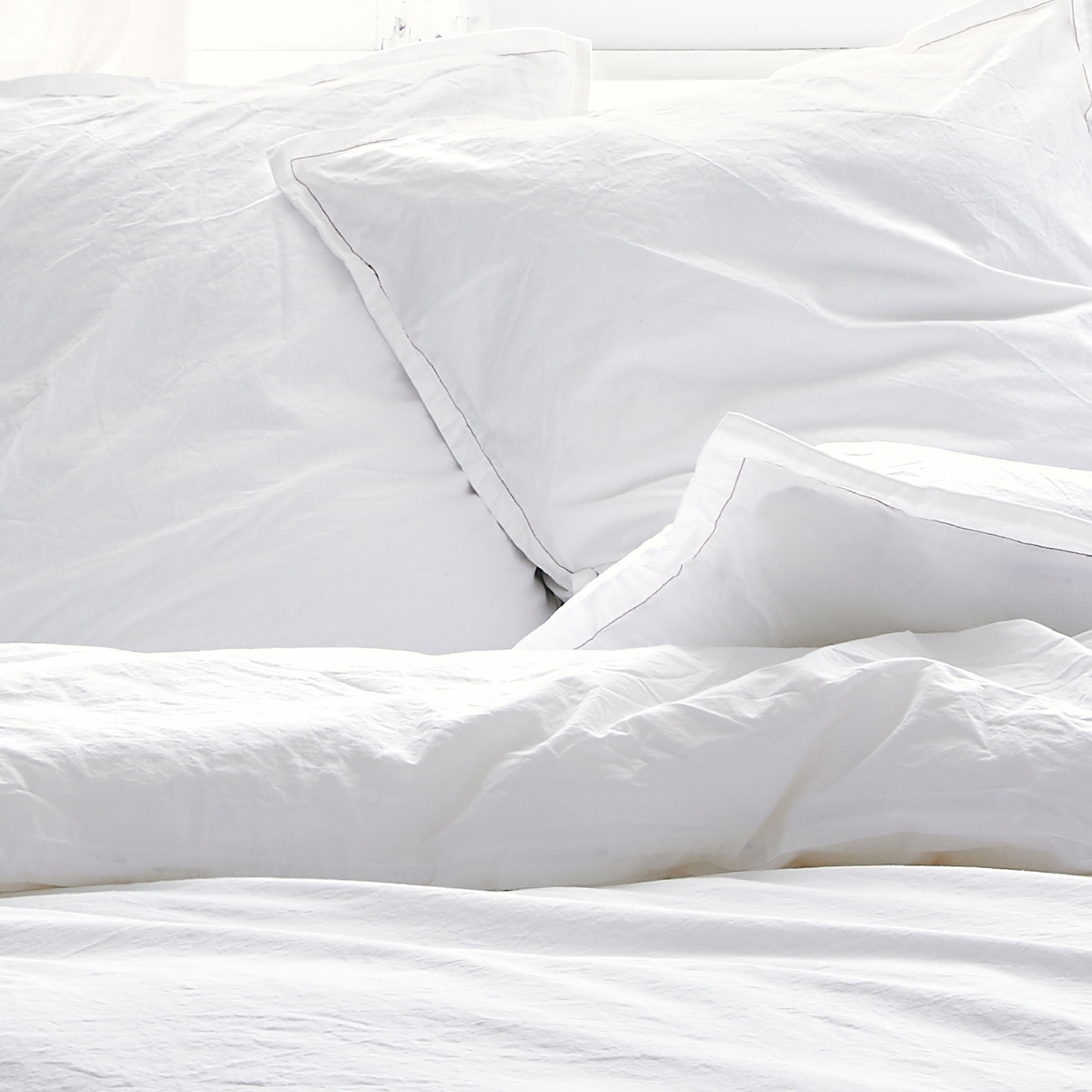 Essix Dekbedovertrek Set Tout Doux Katoen 145TC Wit 