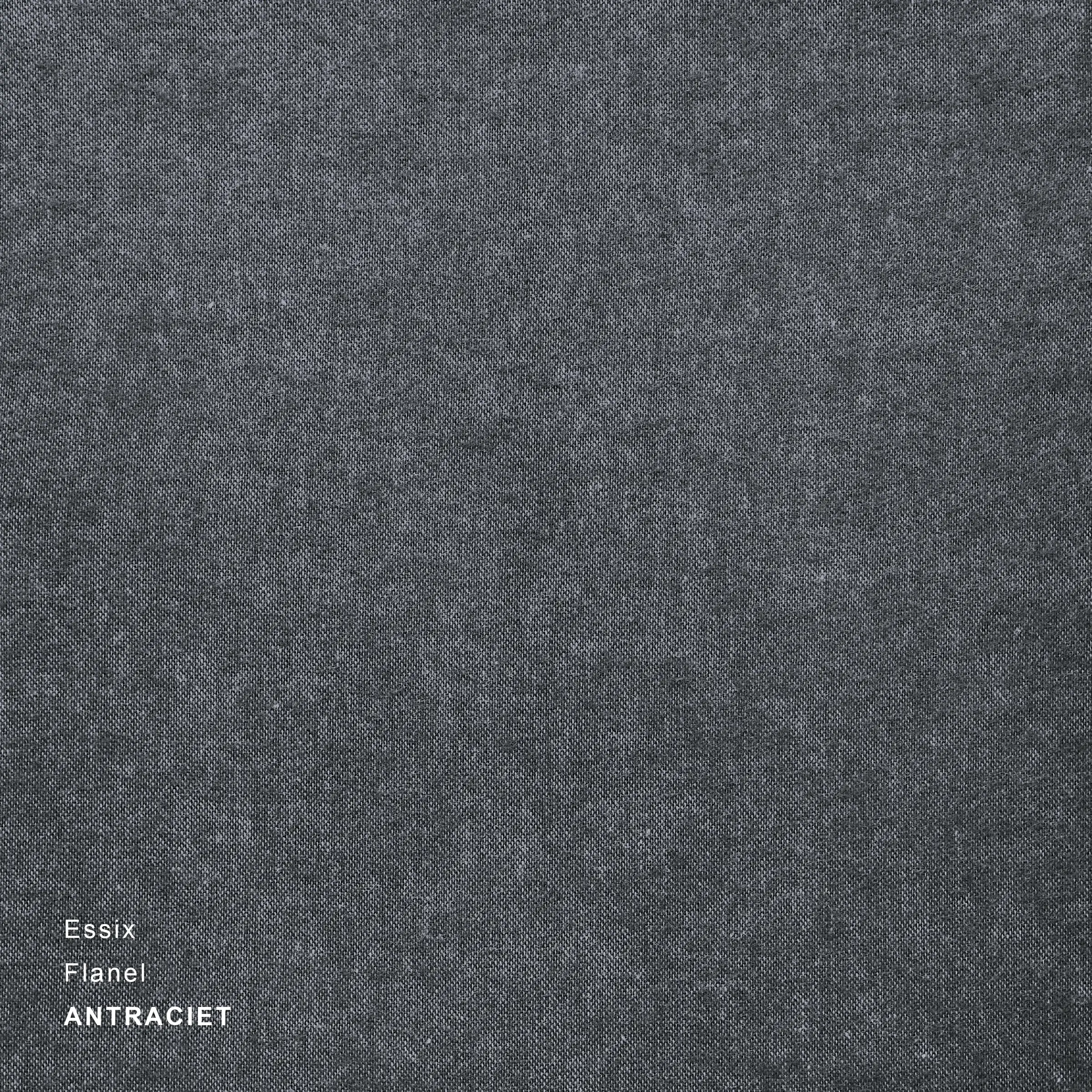 Essix Kussensloop Frisson Flanel 170 gr/m2 Antraciet