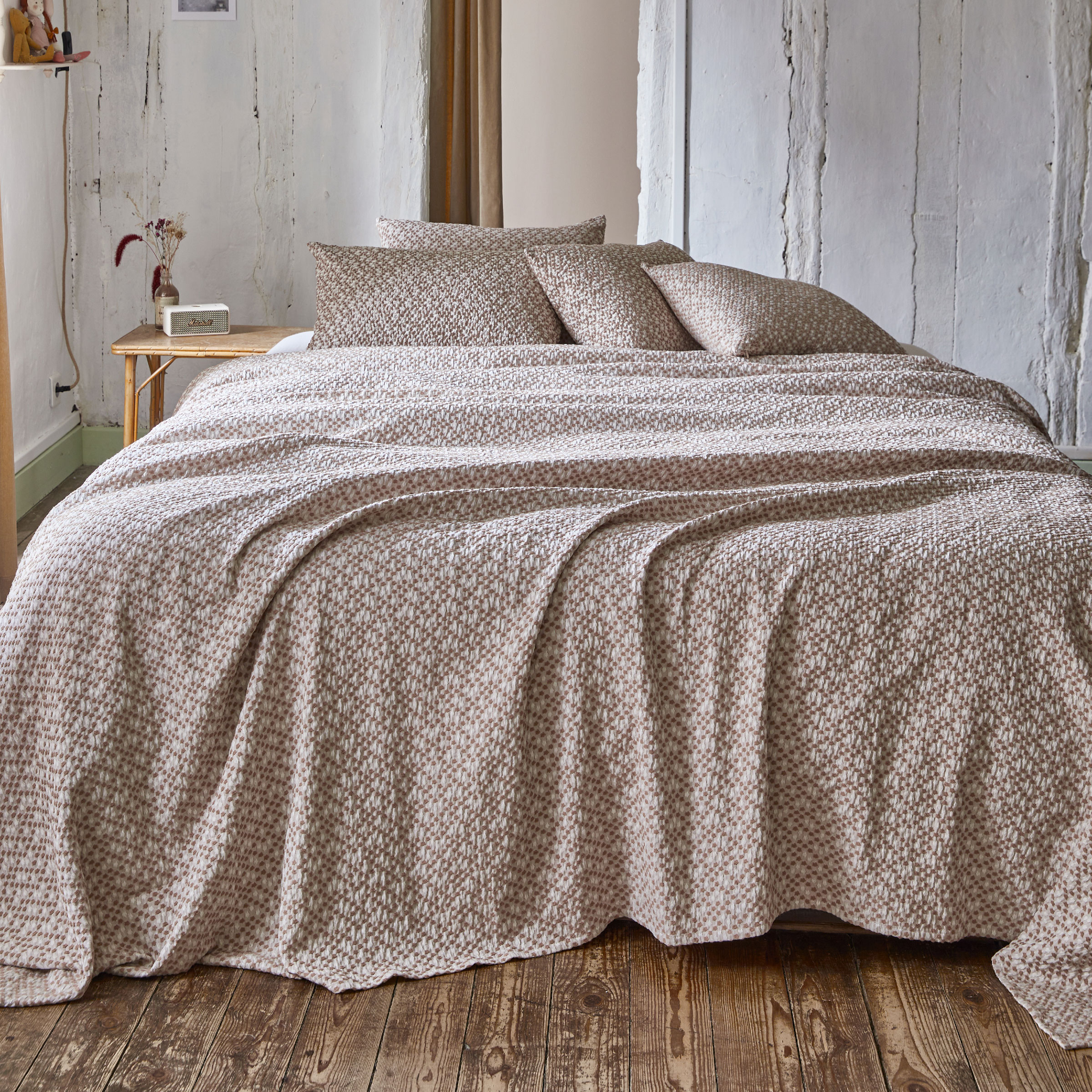 Essix Sierkussenhoes Mirage Stonewashed Katoen Pain d'Epices 40 x 60 cm