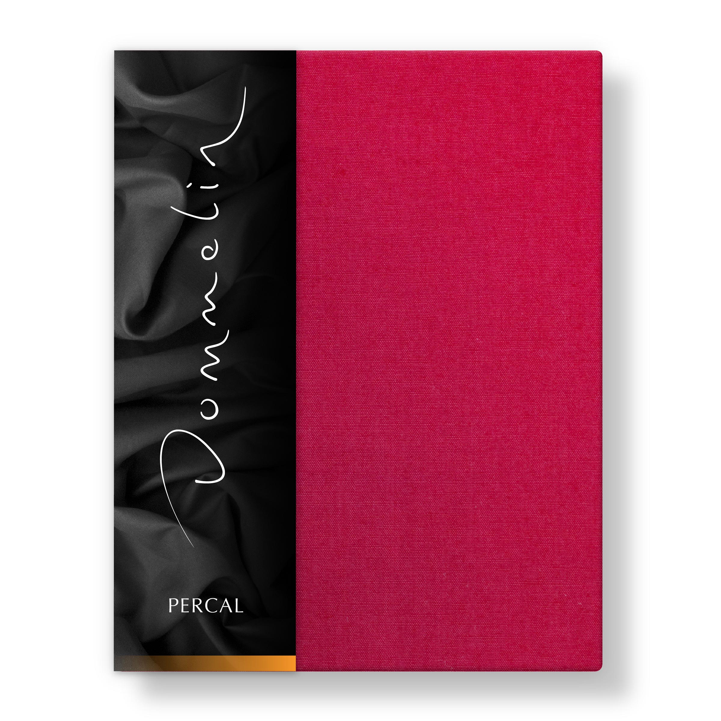 Dommelin Hoeslaken Hoge Hoek Percal 200TC Cherry