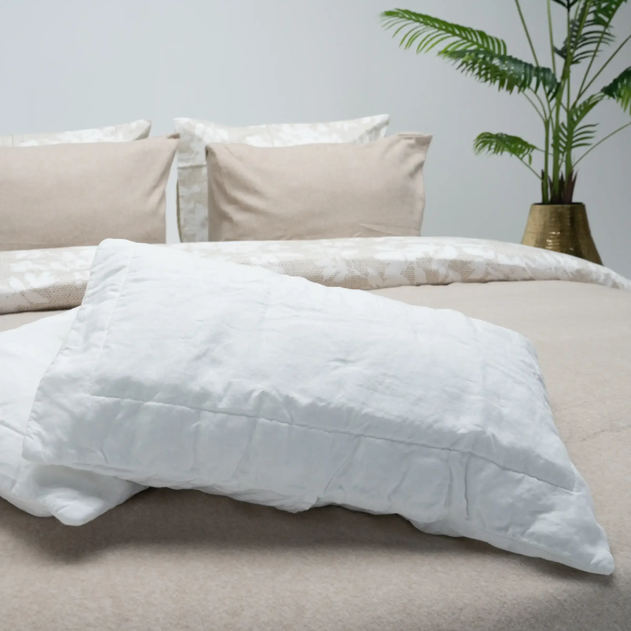 Dommelin Dekbedovertrekset Fleece Camel