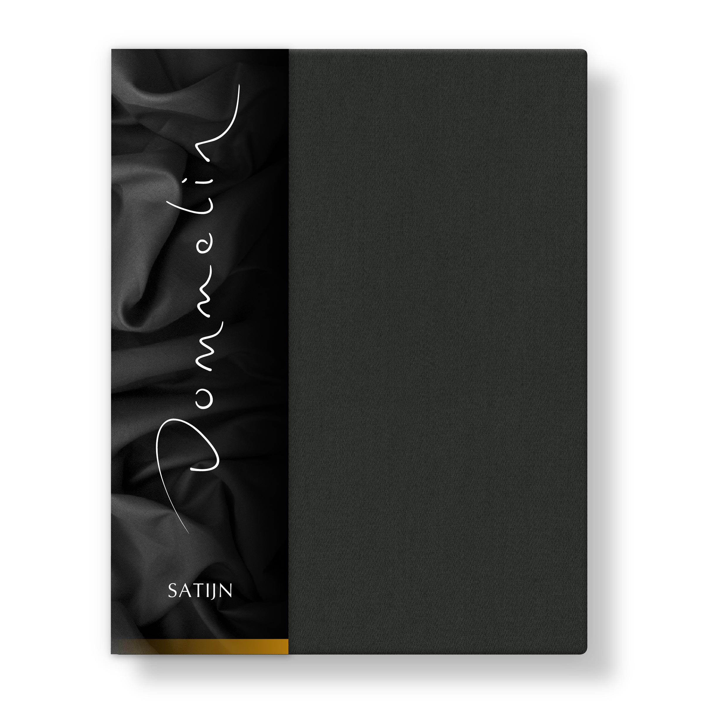 Dommelin Split Hoeslaken Satijn 300TC Donkergrijs