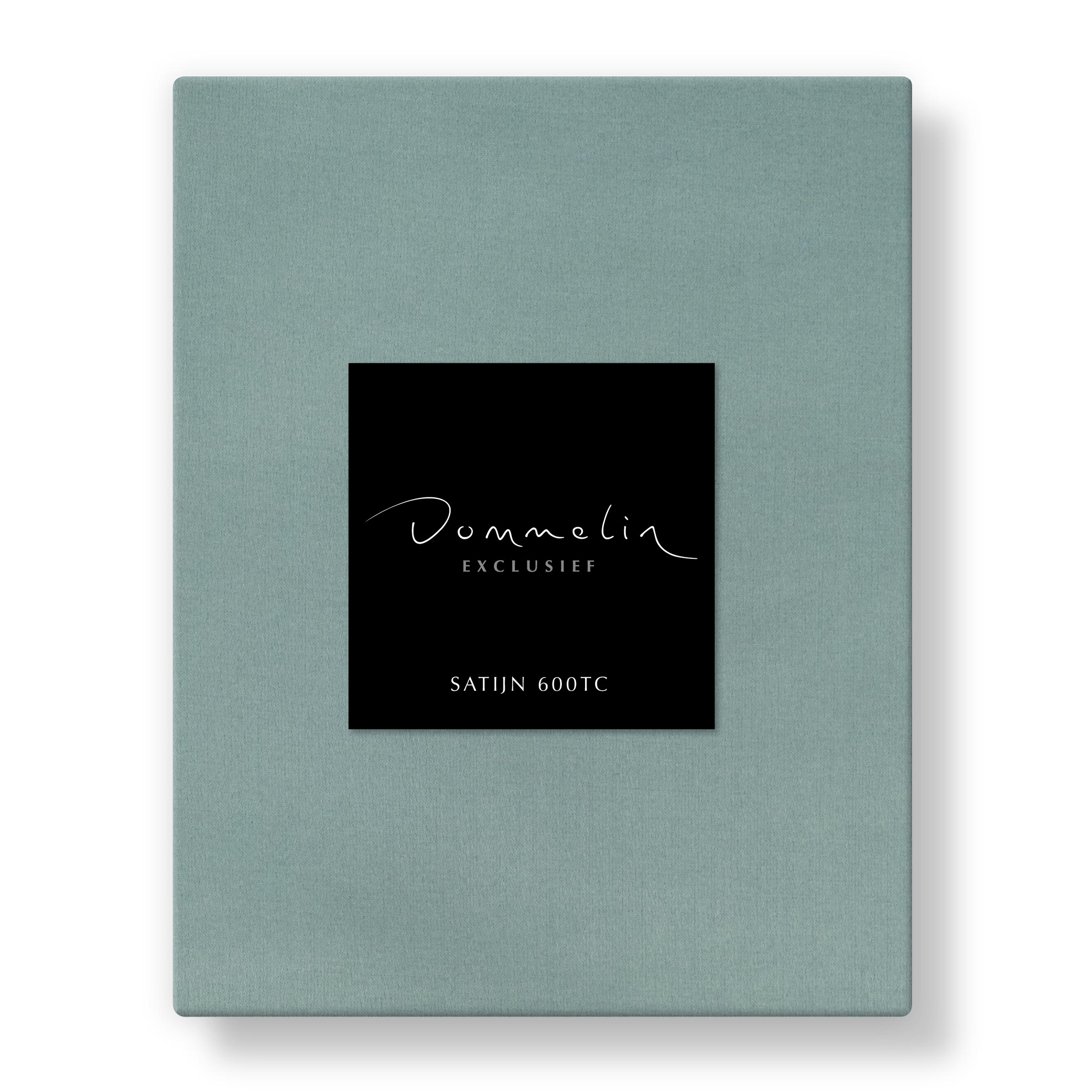 Dommelin Hoeslaken Hoge Hoek Satijn 600TC Jade